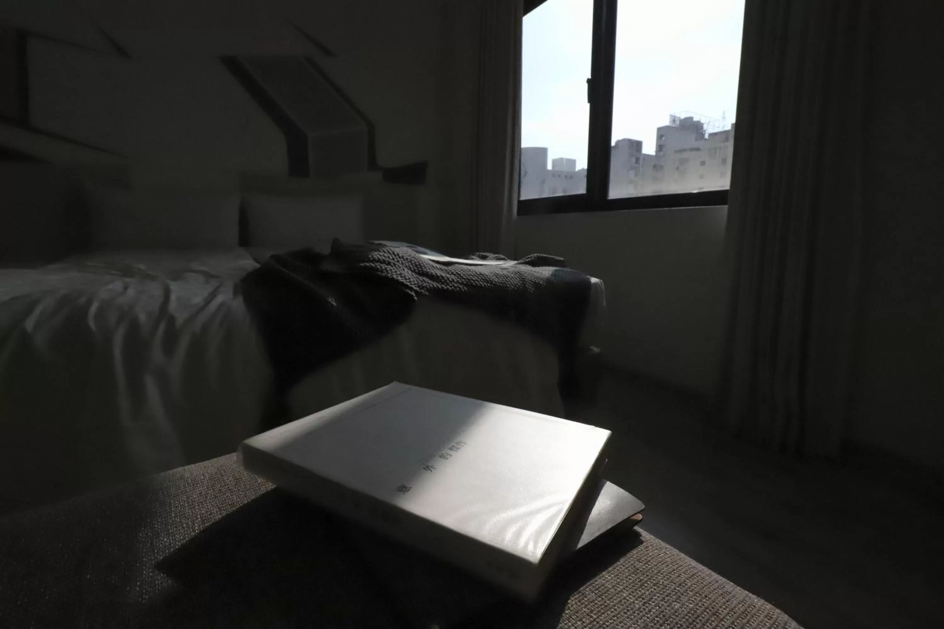 Decorative detail, Bed in Hotel Initial-Taichung