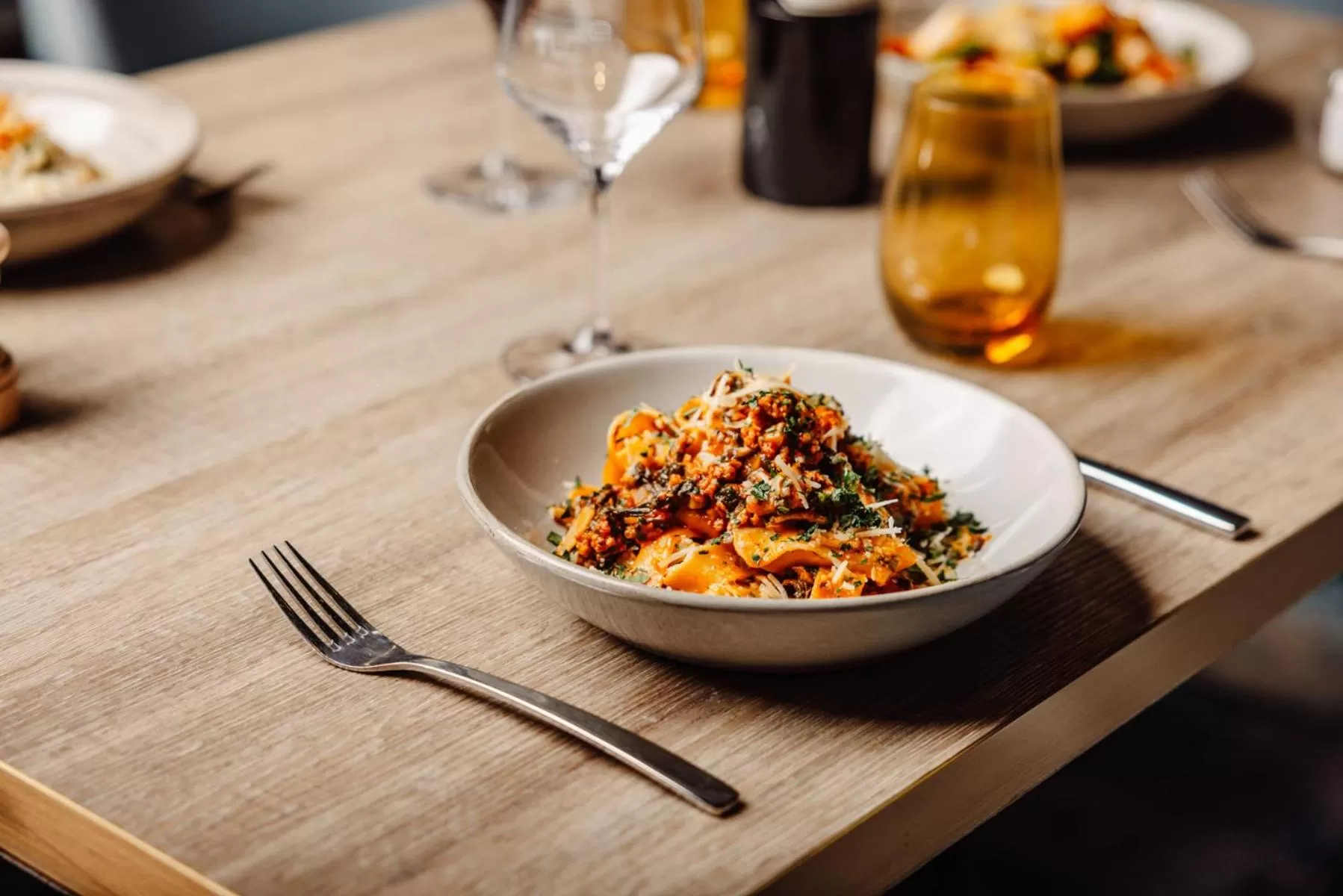 Food in Peppers Waymouth Hotel