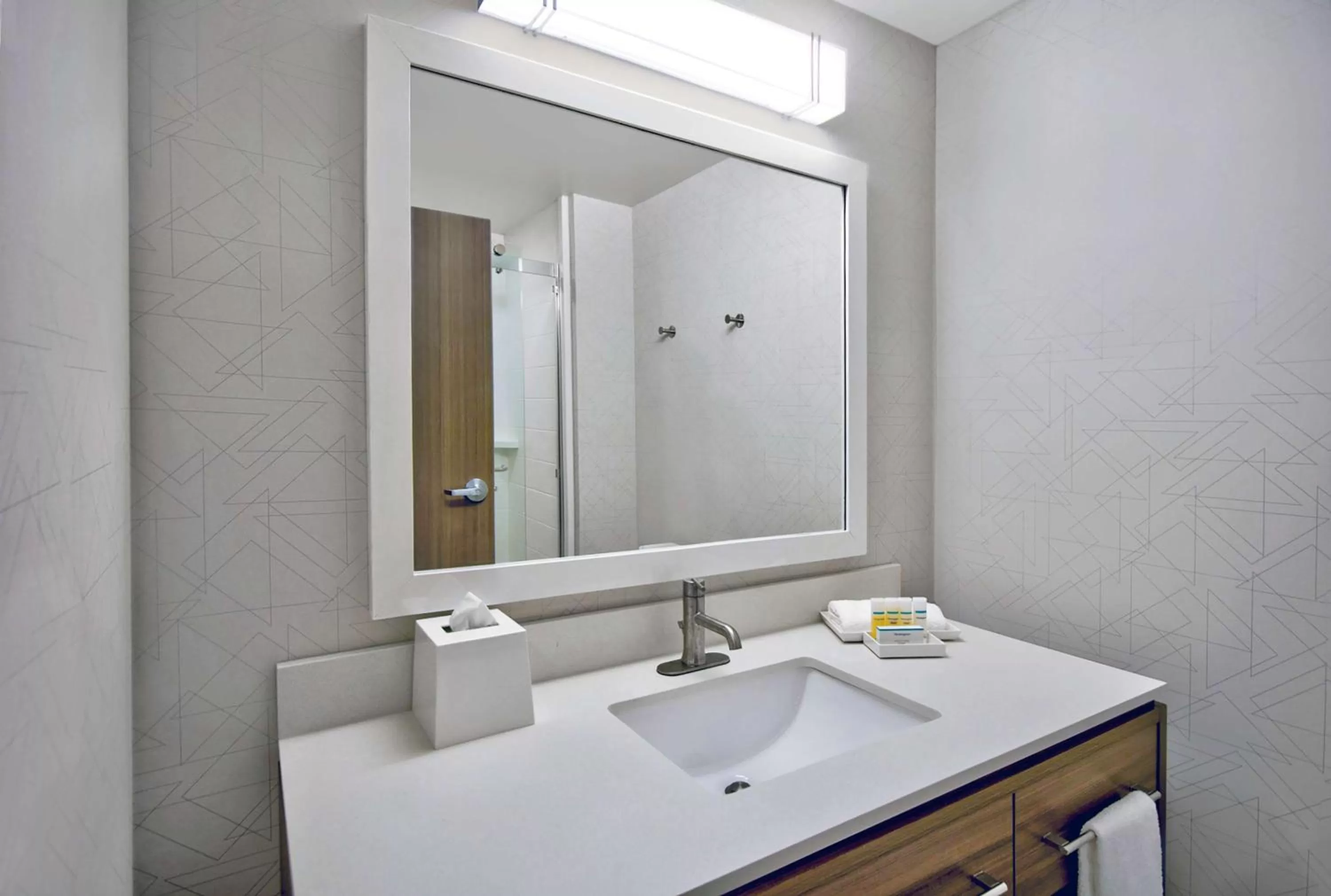 Bathroom in Home2 Suites By Hilton Whitestown - Indianapolis Northwest