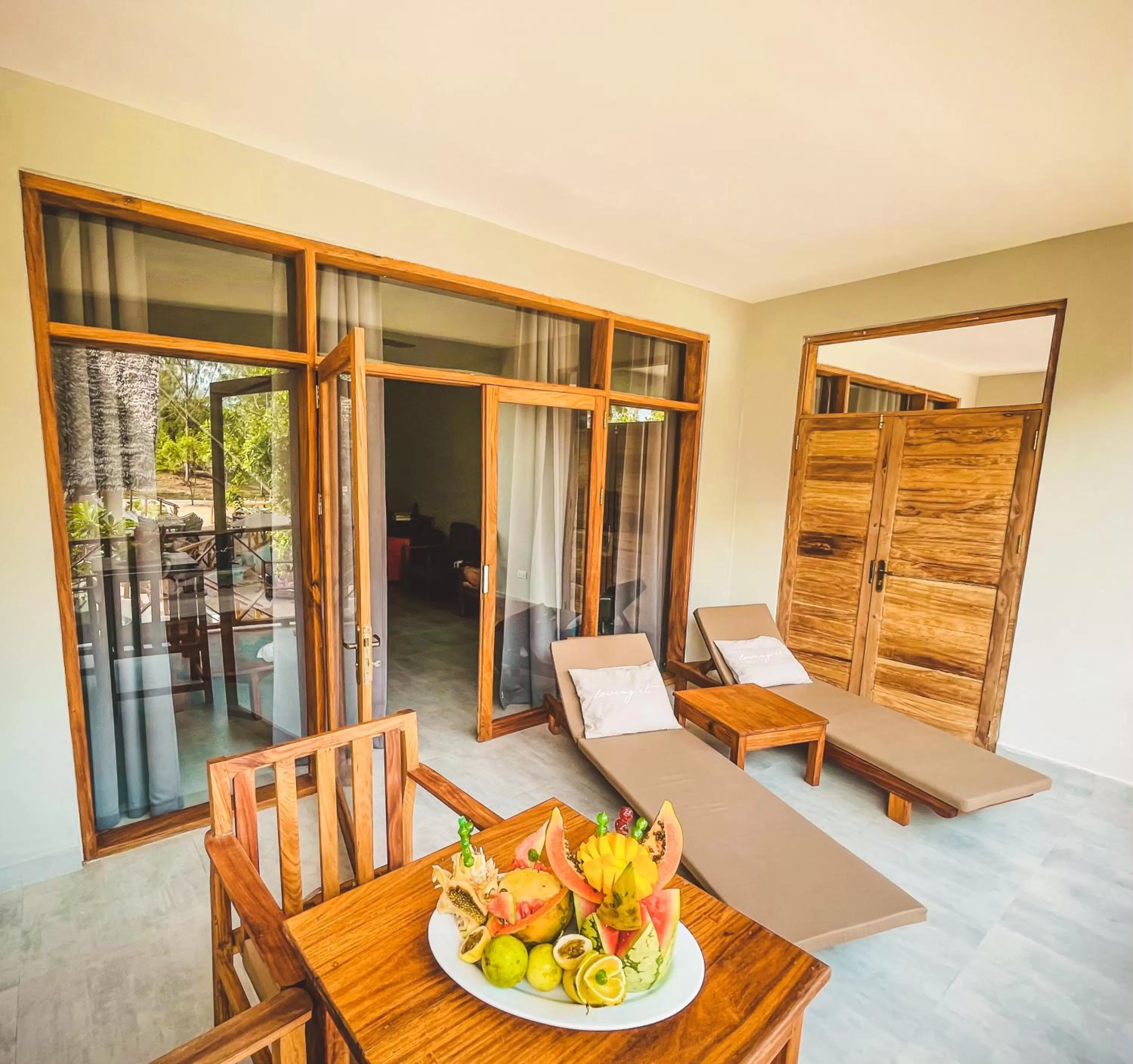 Balcony/Terrace in Zanzibella Hotel & SPA