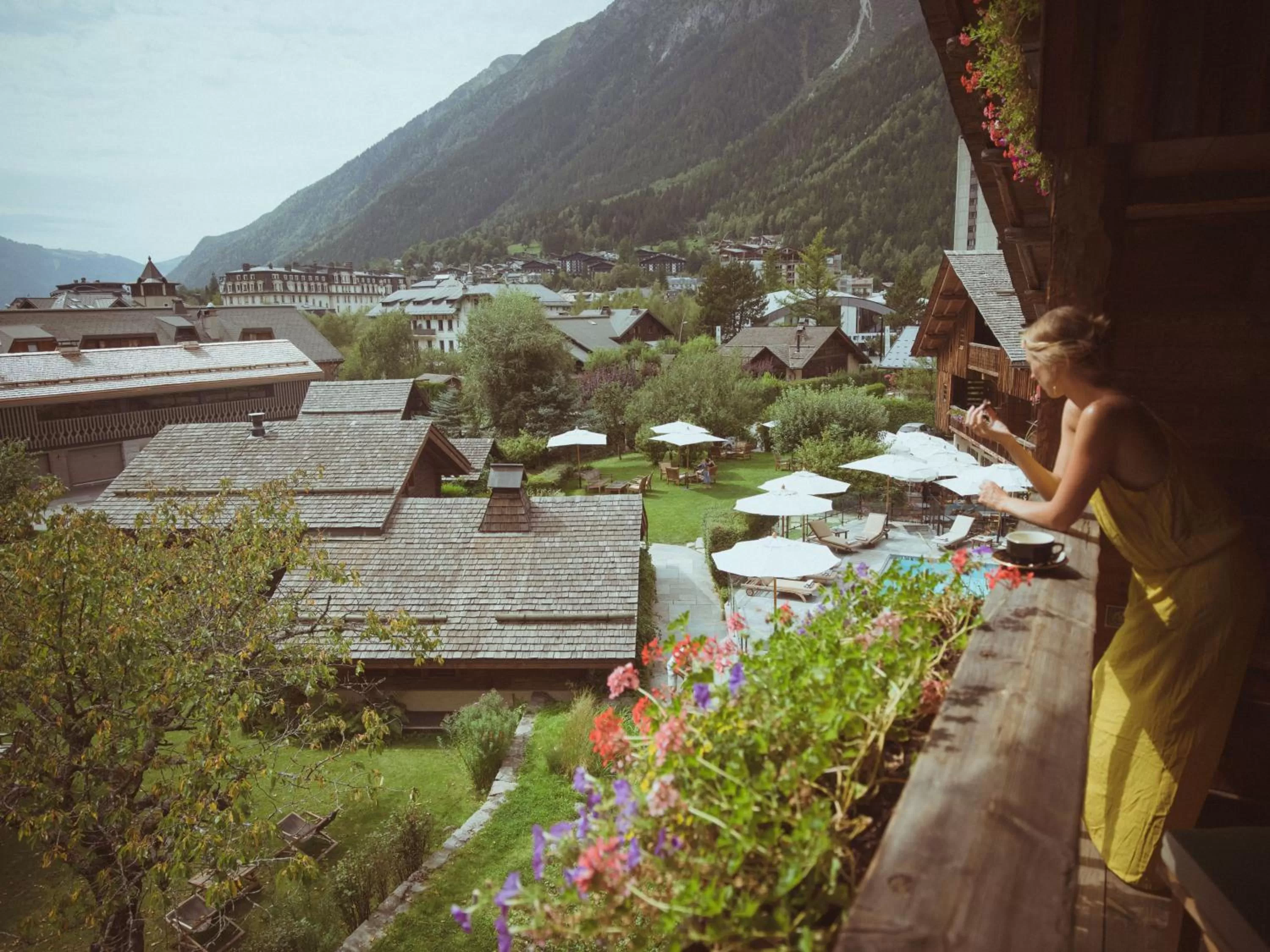 Garden in Le Hameau Albert 1er - Relais & Châteaux