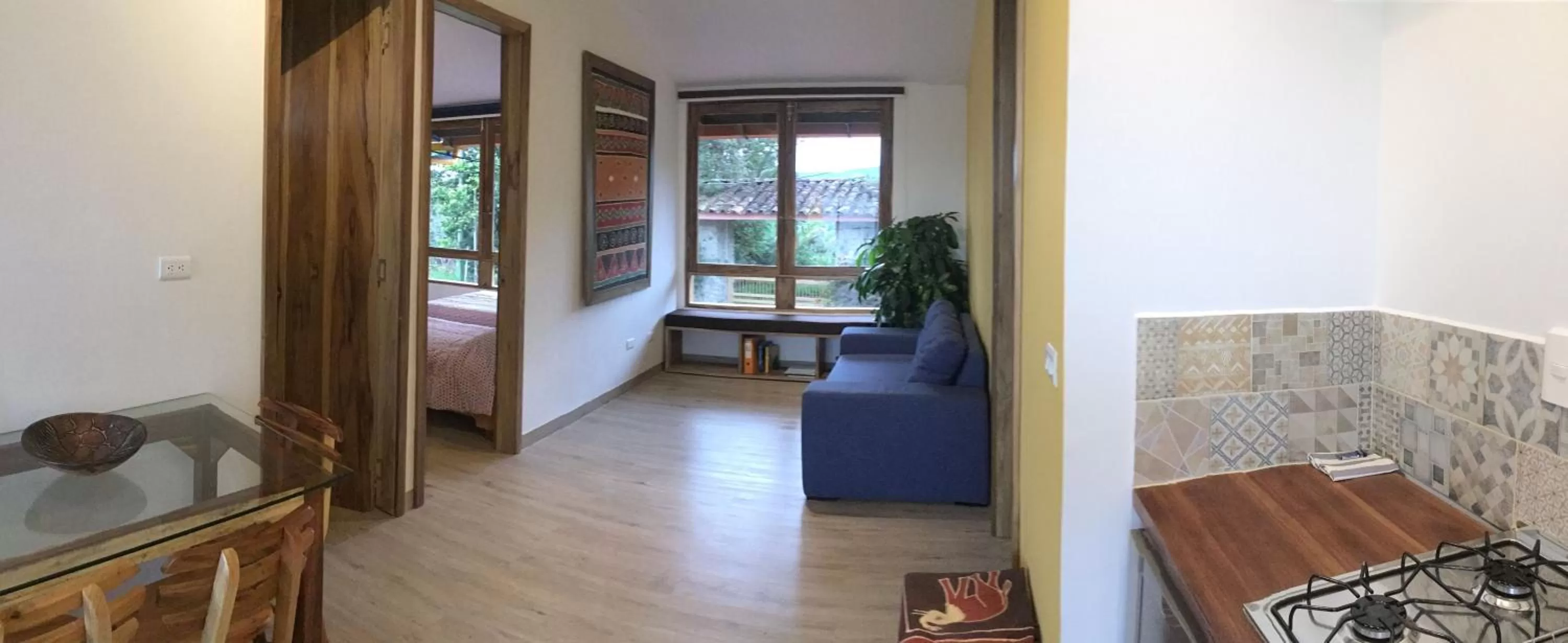 Kitchen or kitchenette in Hotel La Caracola