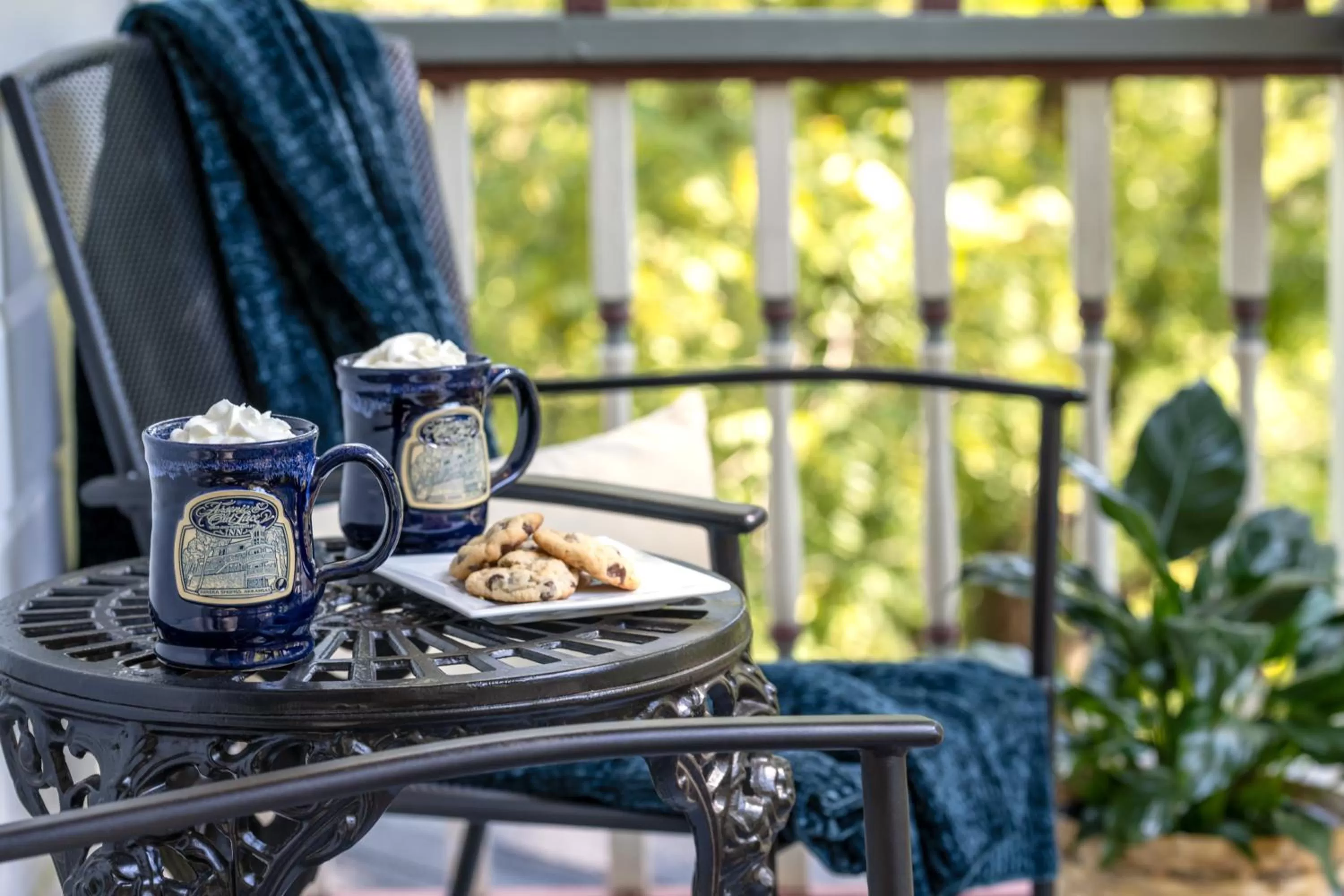 Balcony/Terrace in Arsenic and Old Lace Bed & Breakfast Inn