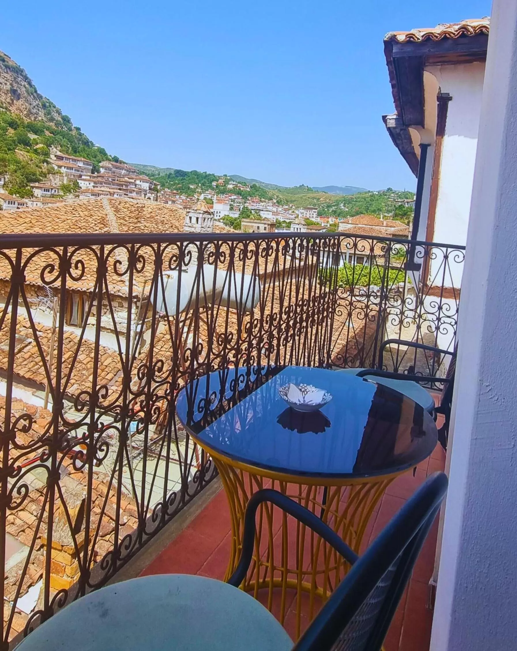 Patio in Hotel Gorica - UNESCO quarter