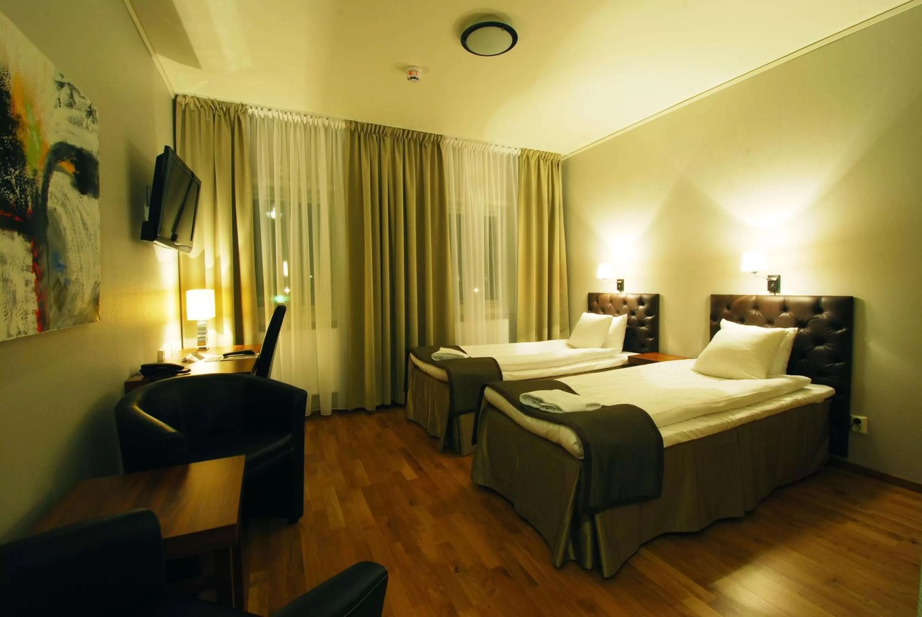 Photo of the whole room, Bed in Scandic Gällivare