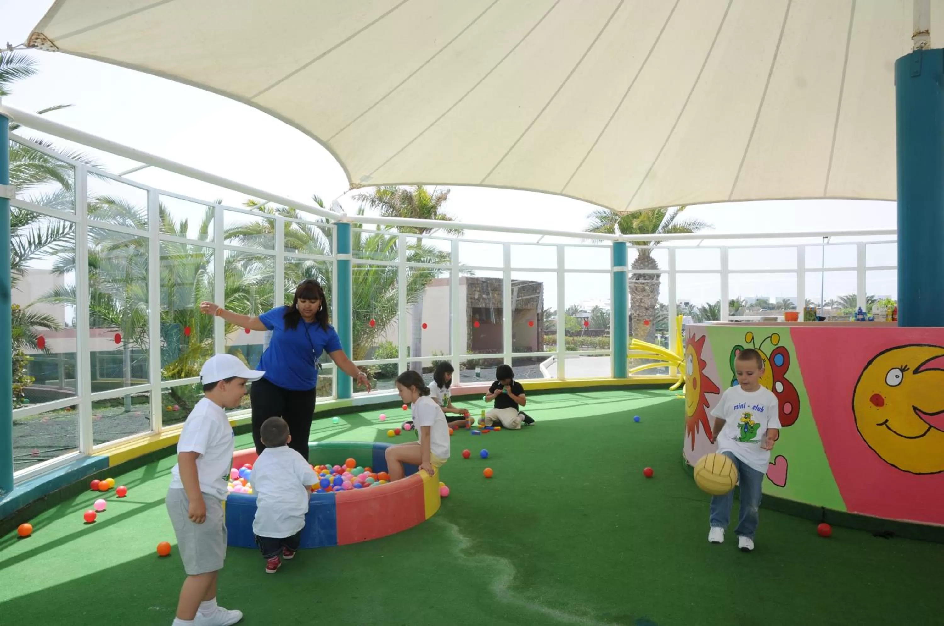 Children play ground in Beatriz Costa & Spa