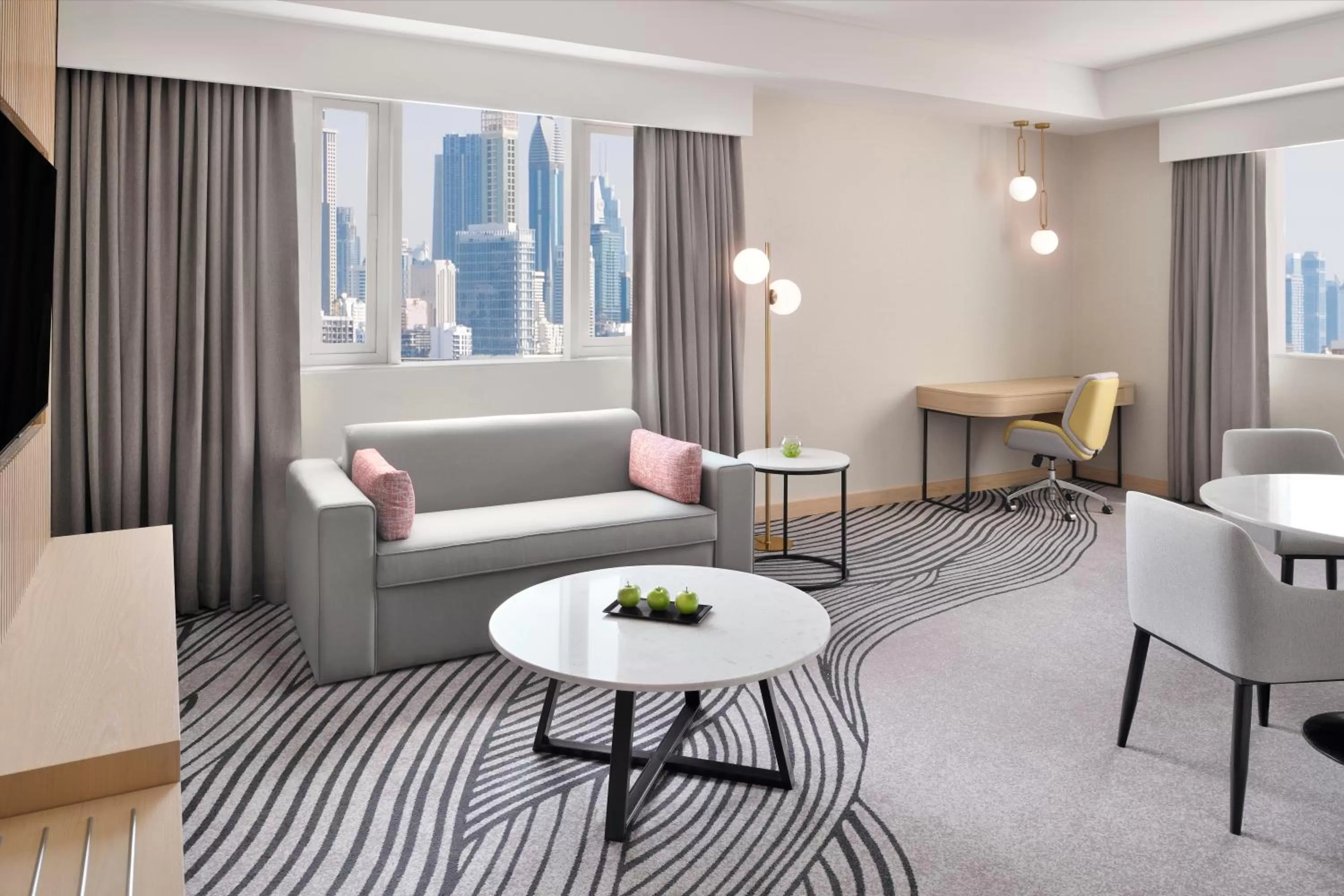 Living room in Crowne Plaza - Dubai Jumeirah by IHG