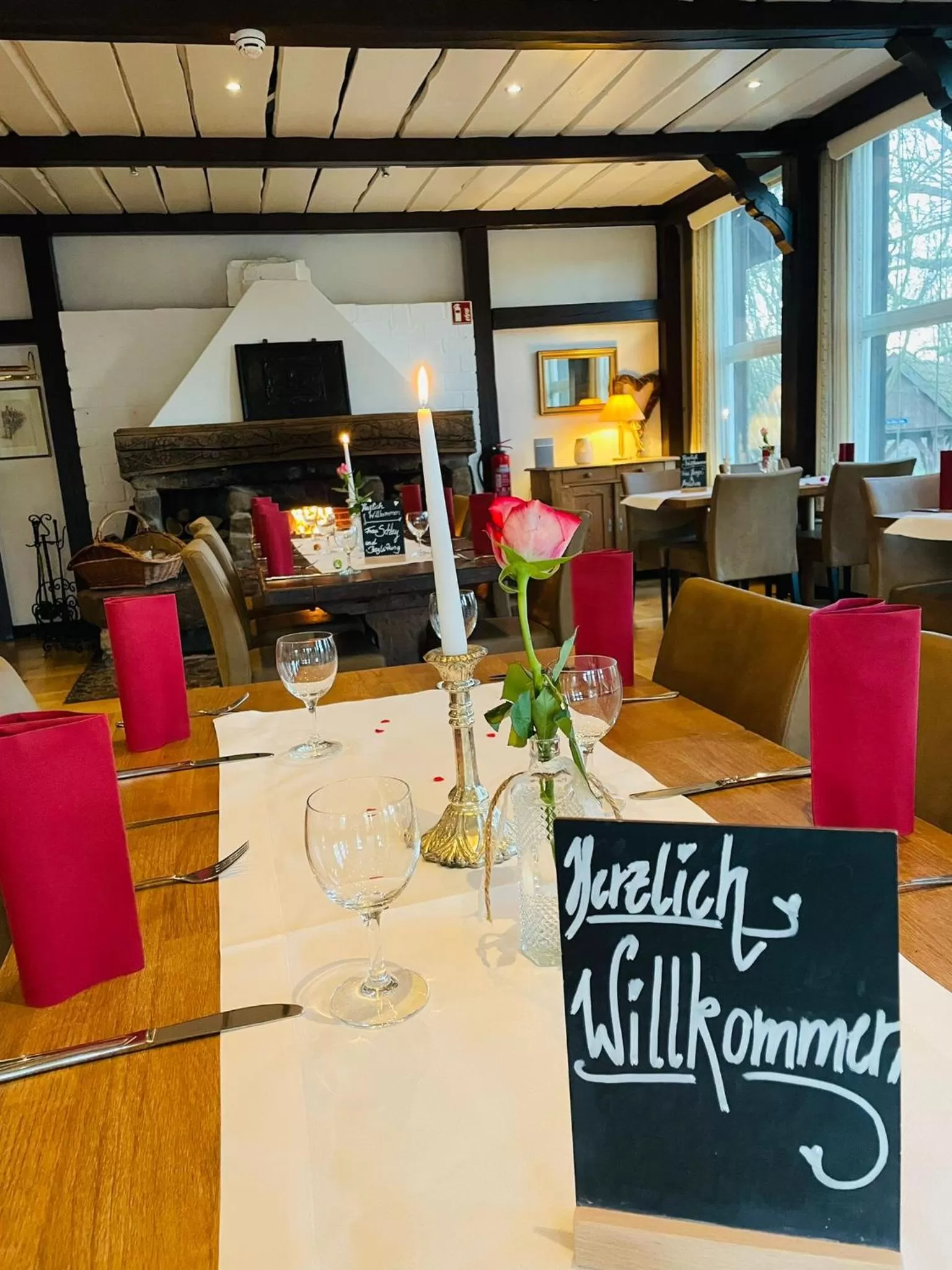 Restaurant/places to eat in Landhotel Gutshof im Oertzetal in Oldendorf, Südheide