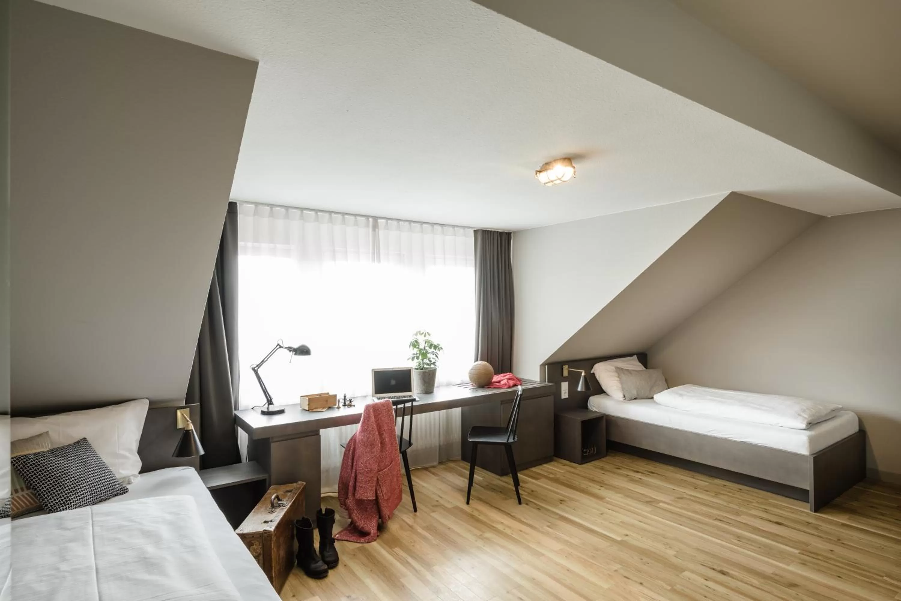 Photo of the whole room, Bed in Bold Hotel Frankfurt Messe
