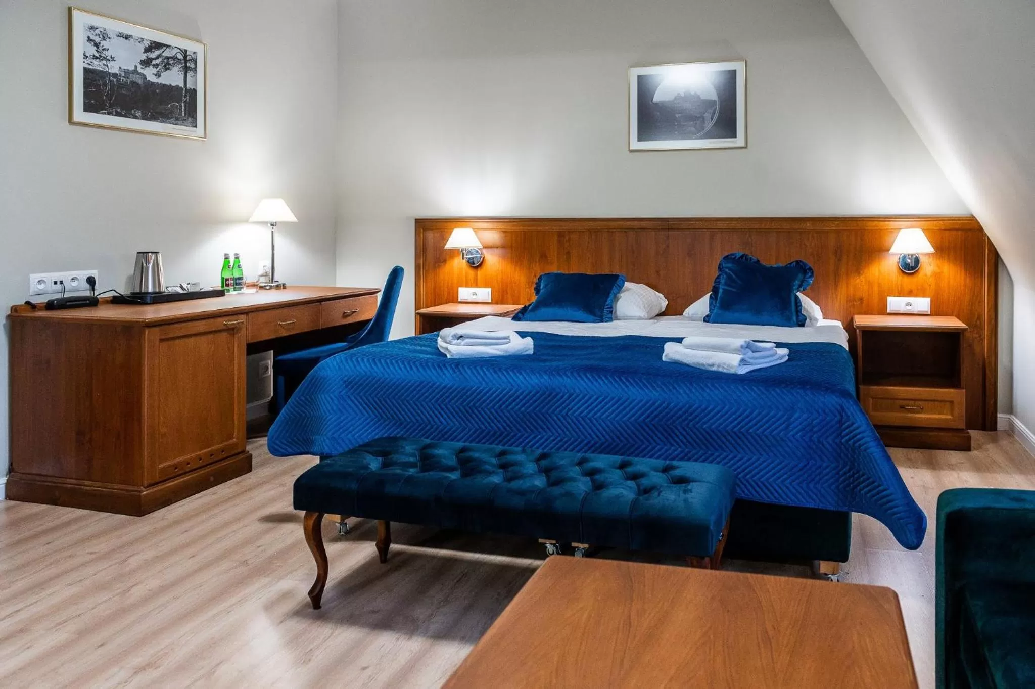 Bed in Hotel Książ