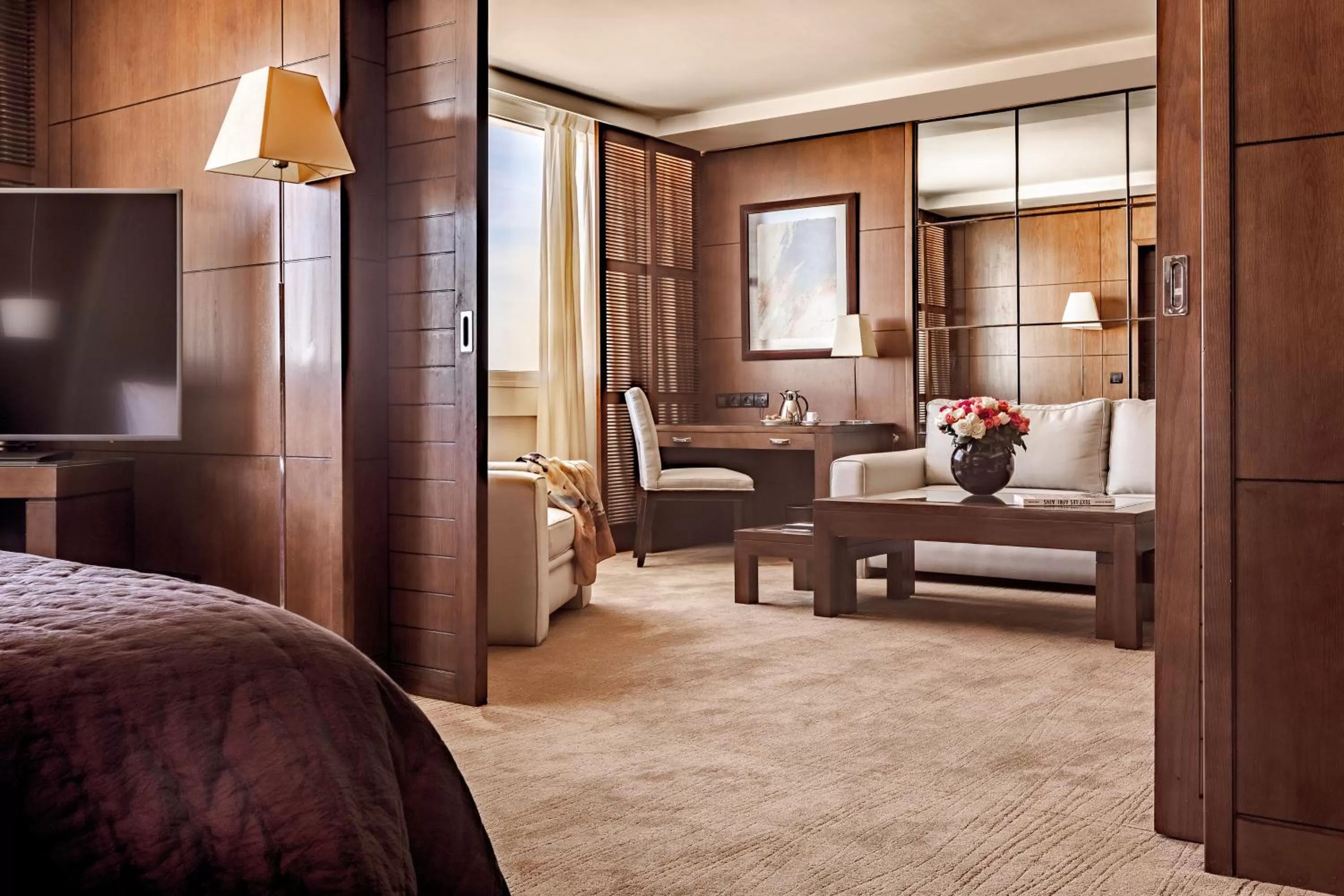 Living room, Bed in Hyatt Regency Casablanca