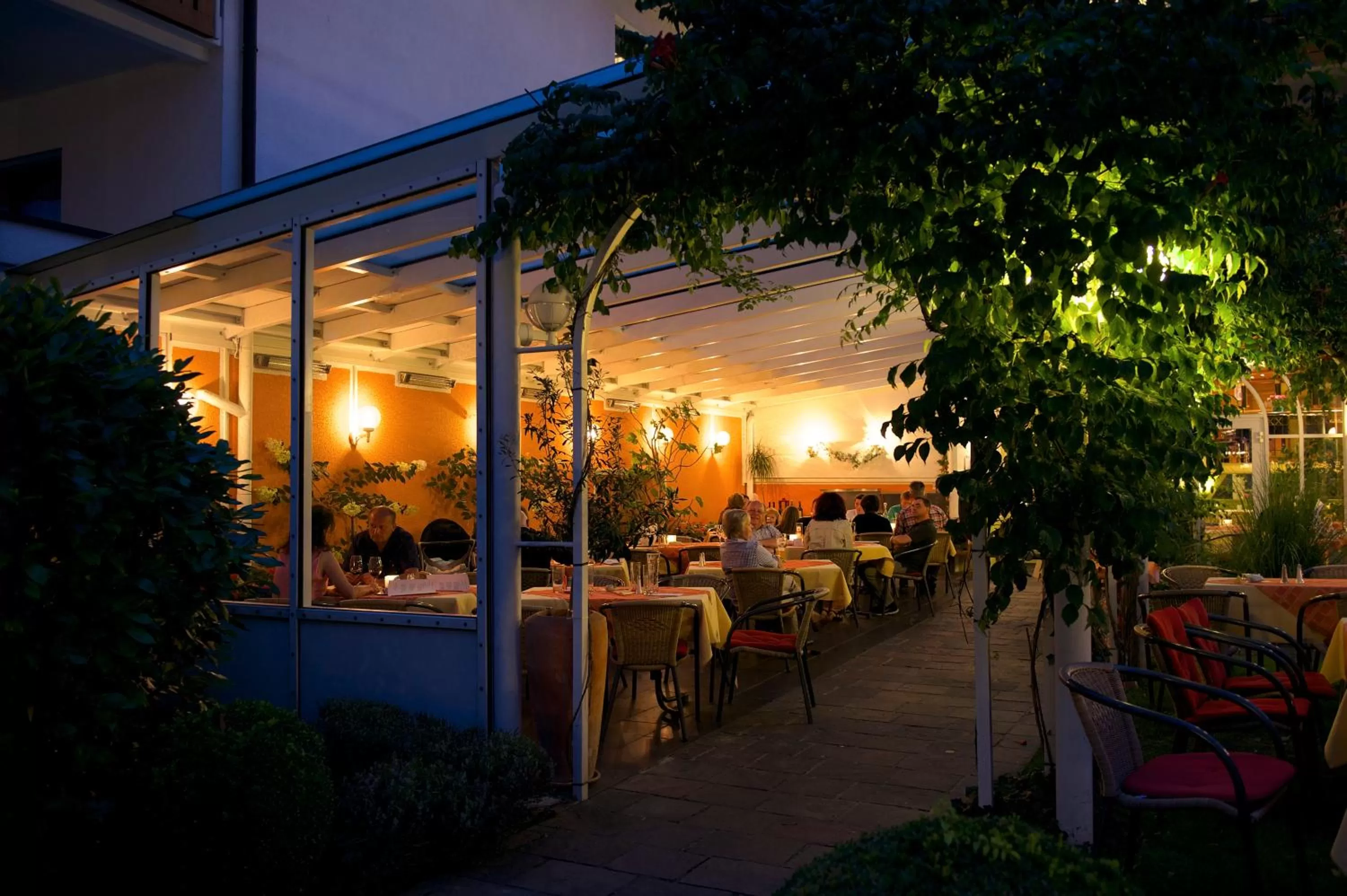 Patio in Ringhotel Krone