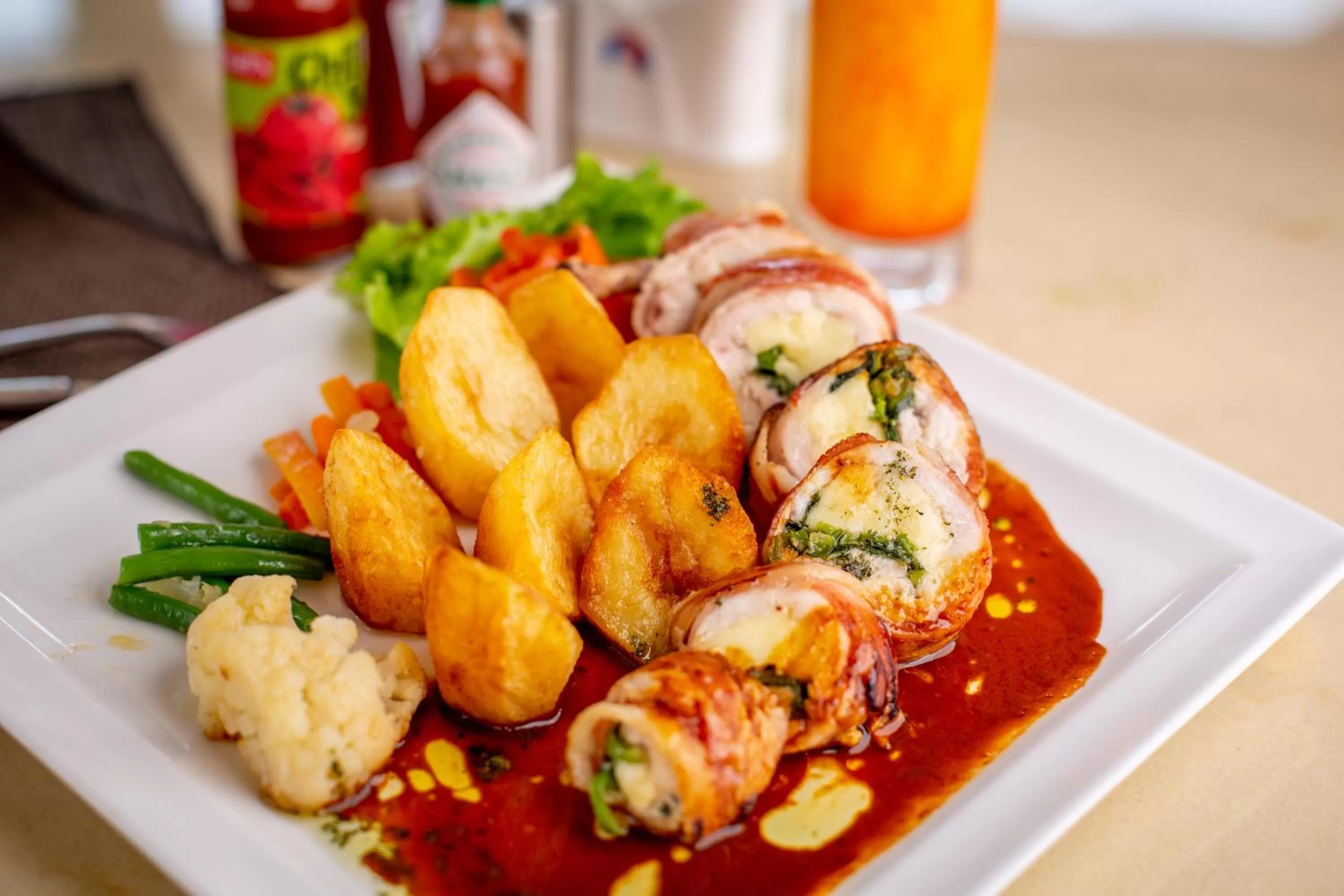 Food and drinks in Nyaika Hotel