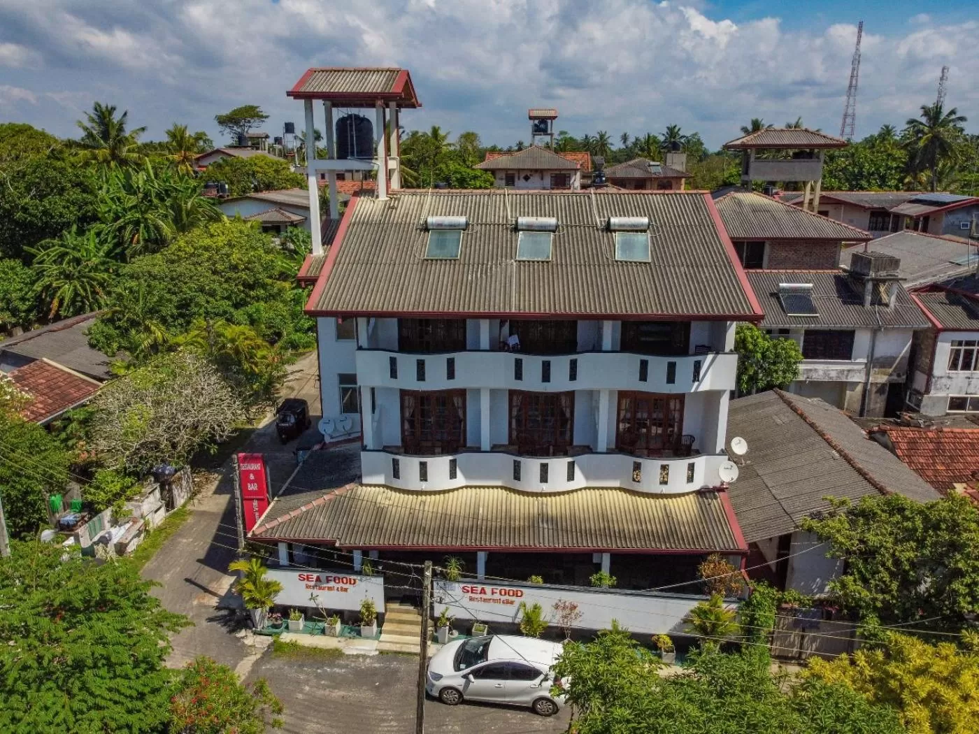 Bird's eye view, Bird's-eye View in Chami Villa Bentota
