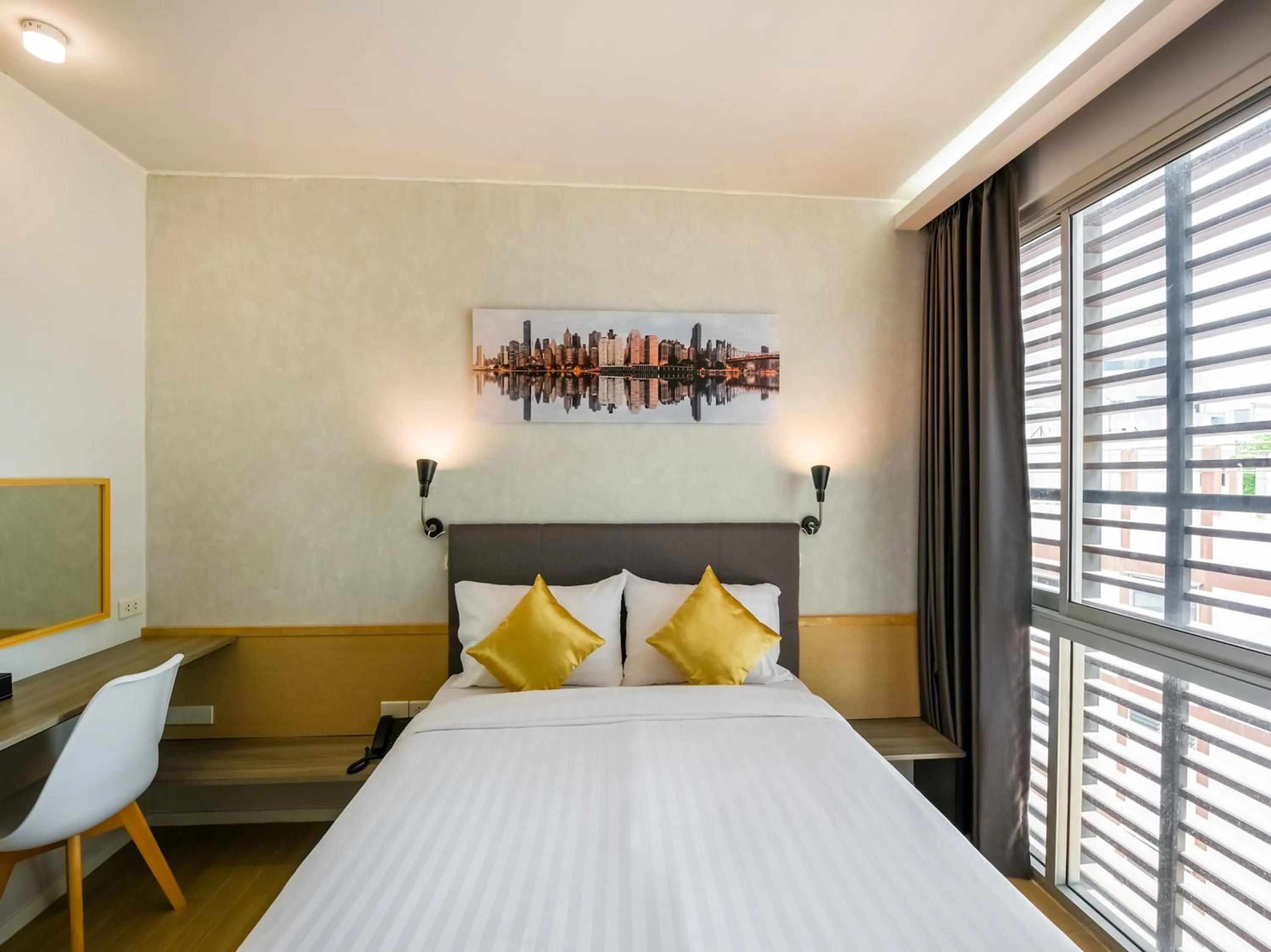 Bed in Kitzio House Hotel Huai Kwang