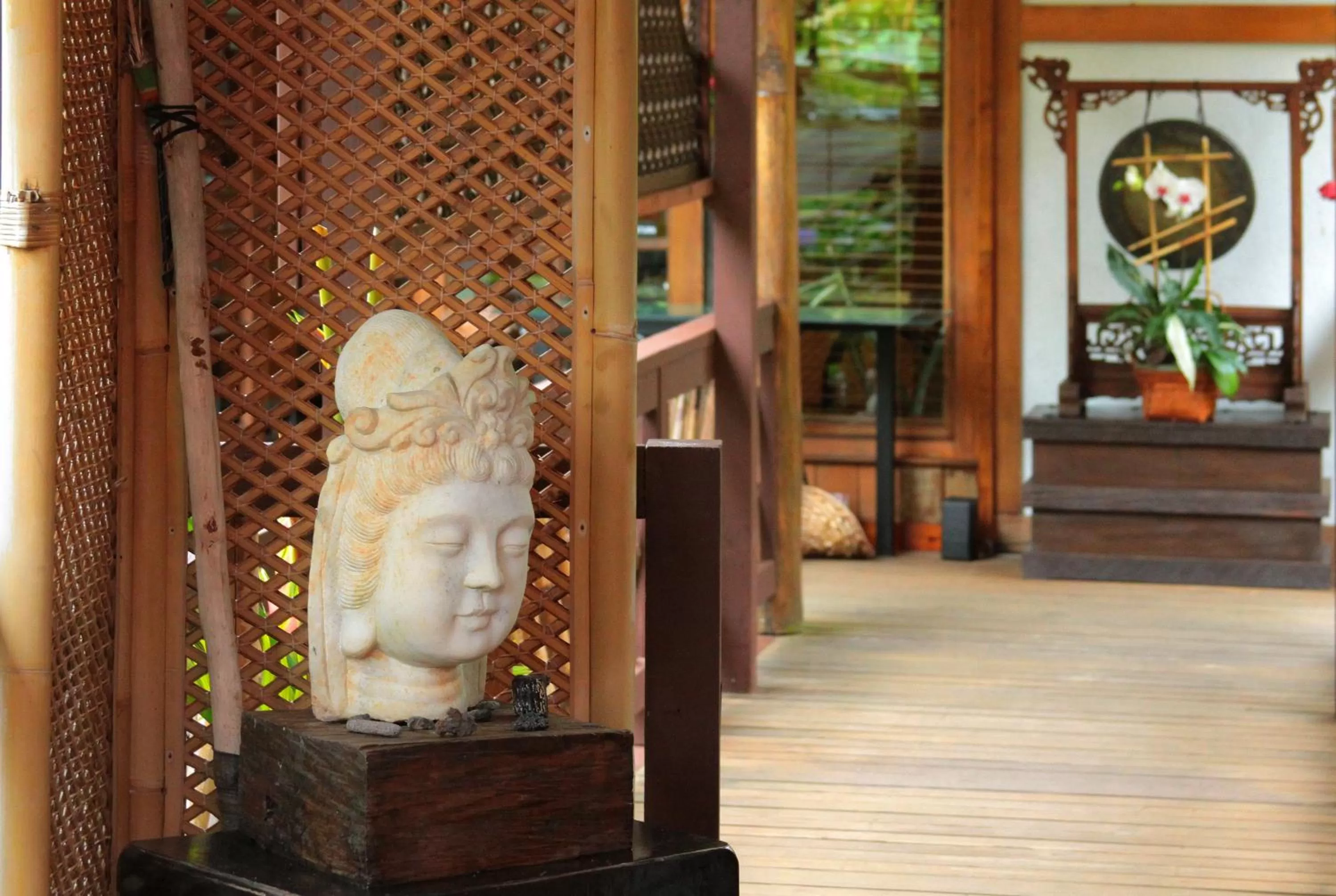 Balcony/Terrace in Lotus Garden Cottages