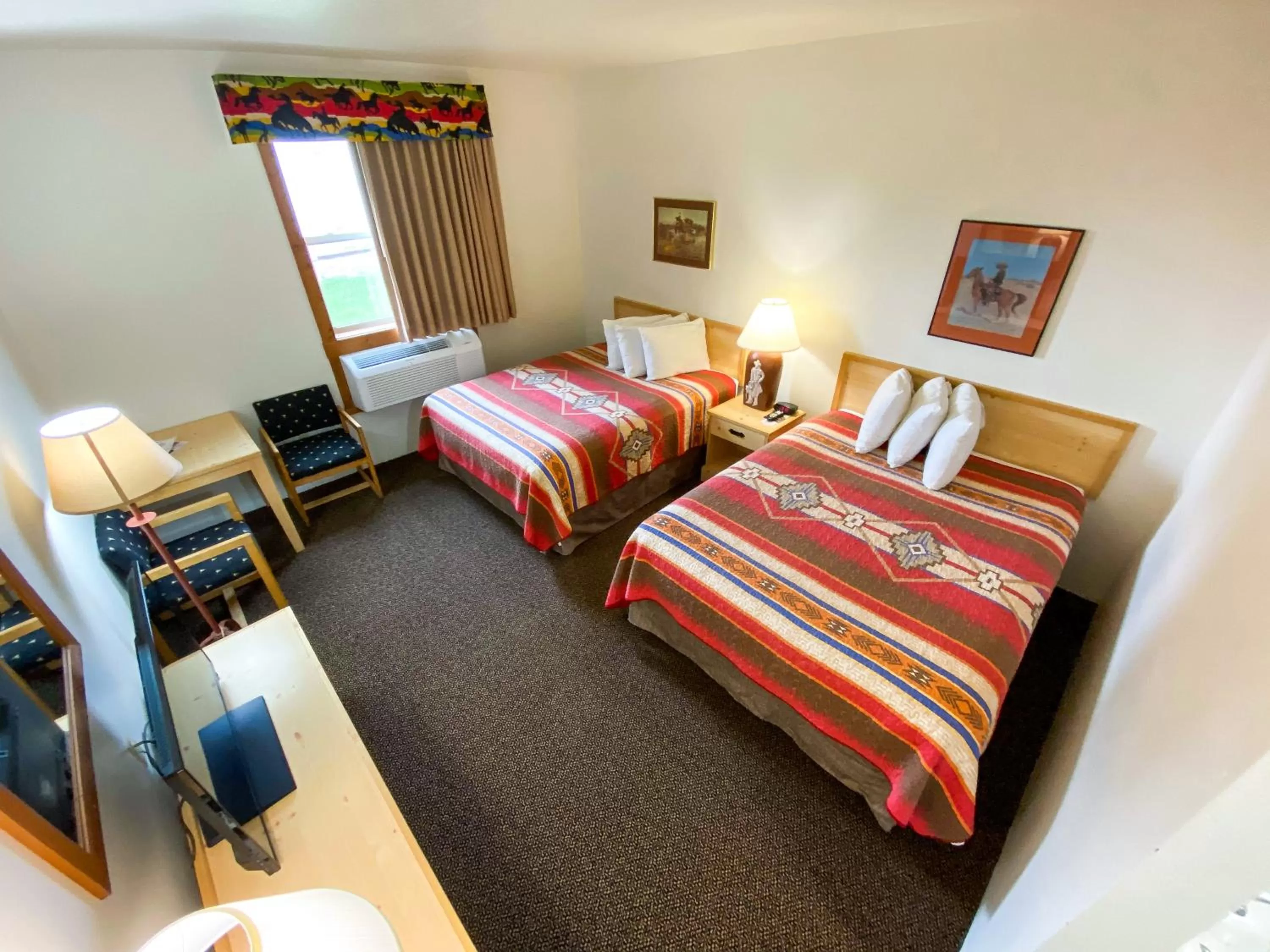 Bed in Range Country Lodging