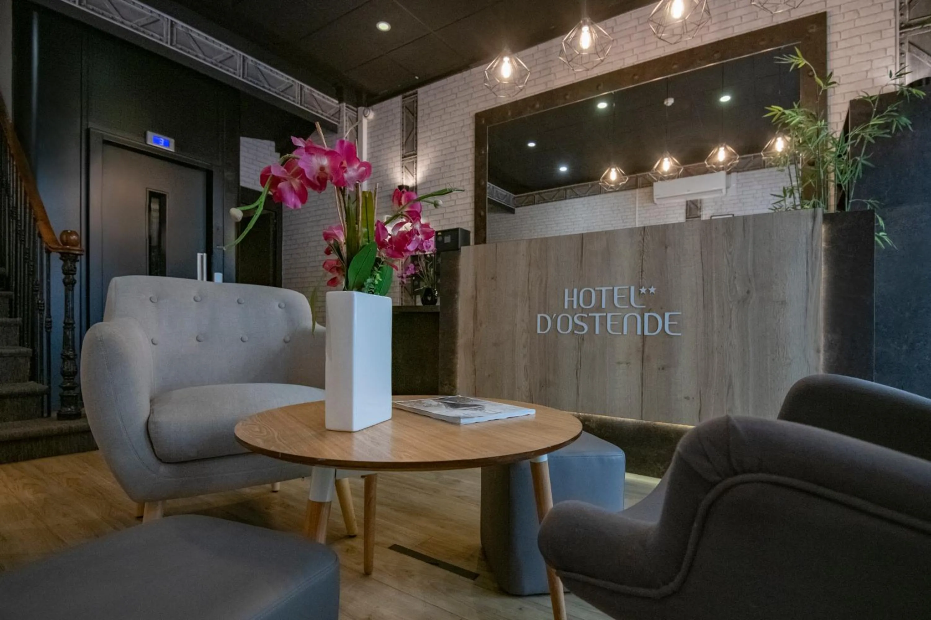 Lobby or reception in Hotel d'Ostende