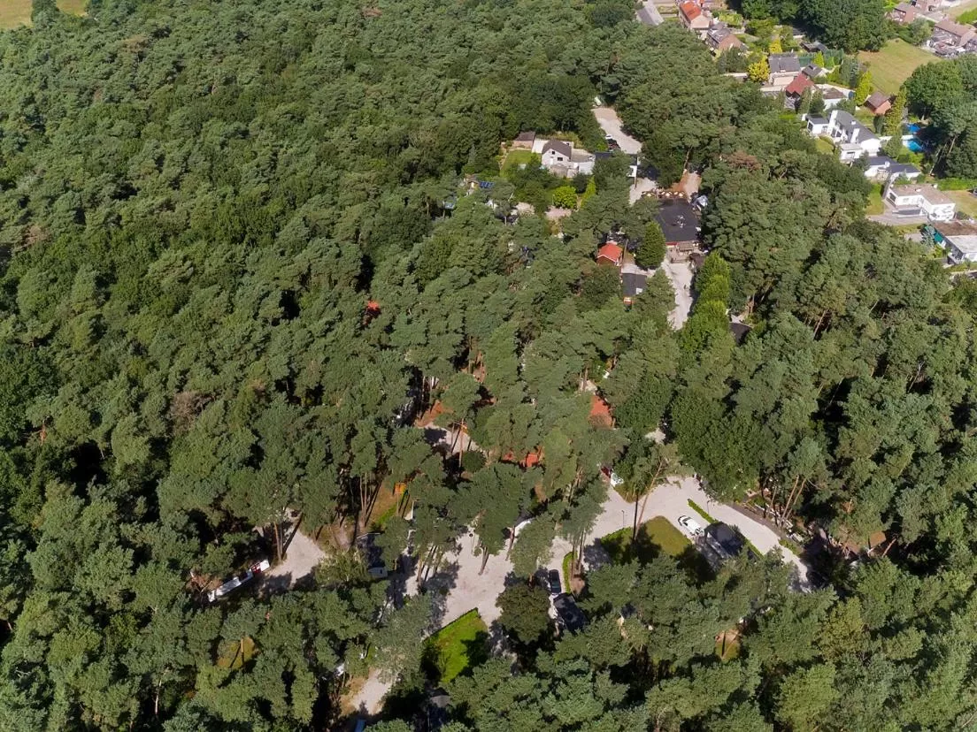 Day, Bird's-eye View in Motel- Bungalow-& Chaletpark de Brenkberg