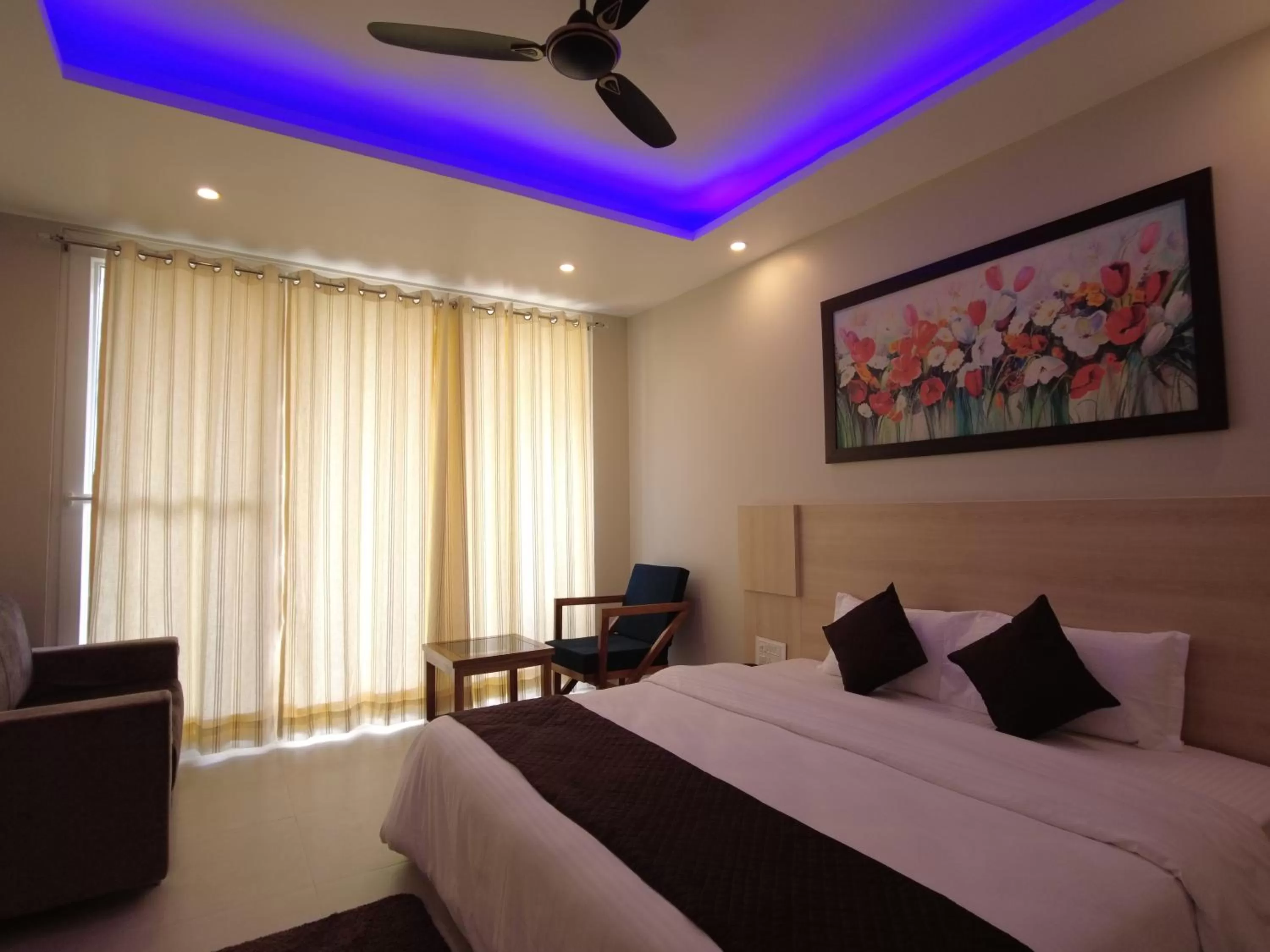 Bed in Punyah Residency Rishikesh