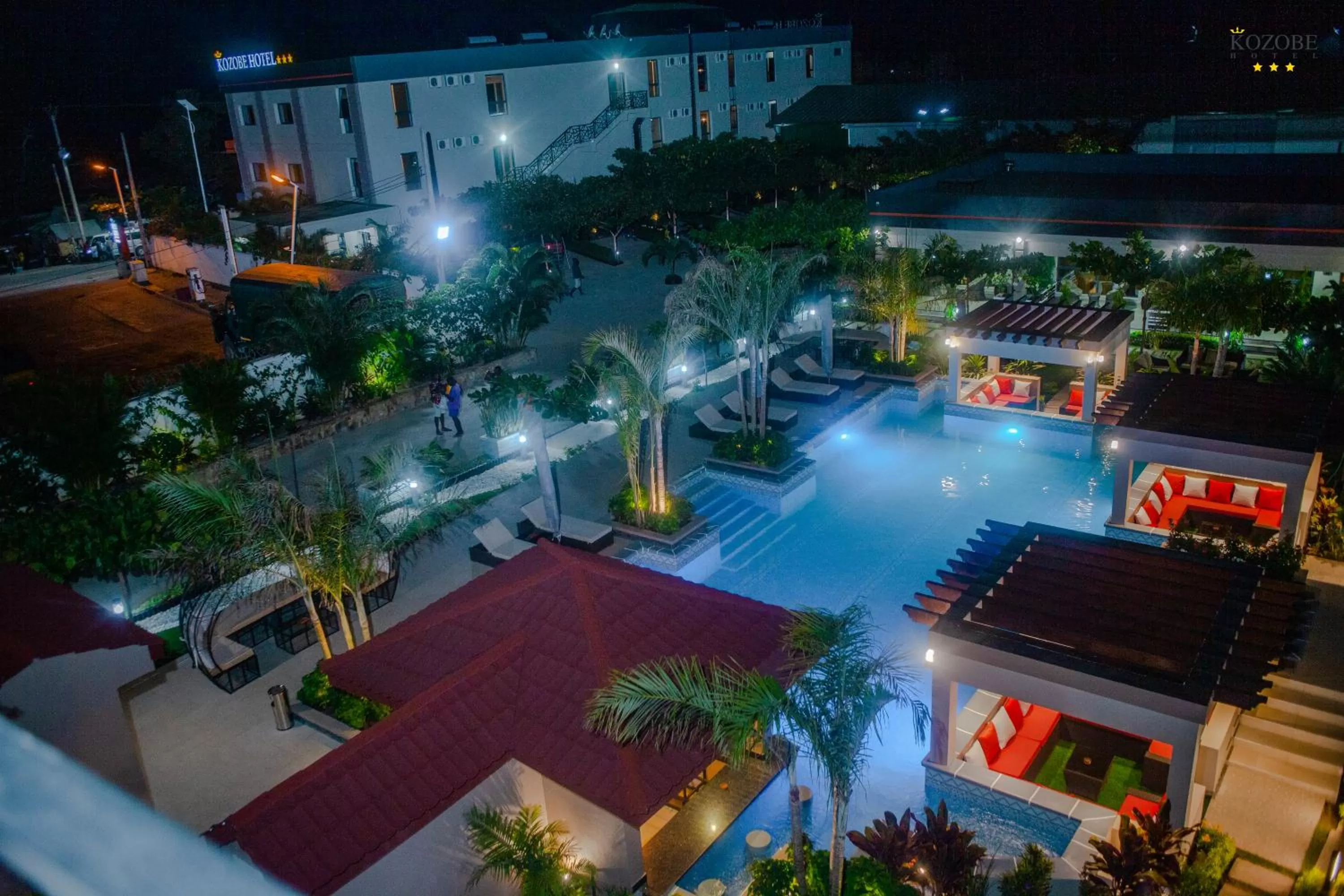 Swimming pool, Pool View in KOZOBE HÔTEL