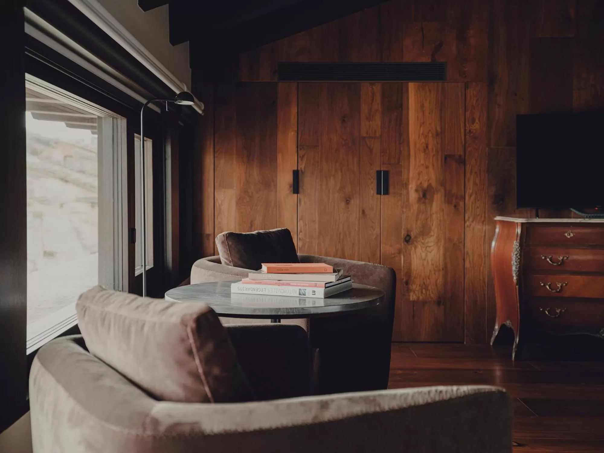 Seating area in Santa María Briones