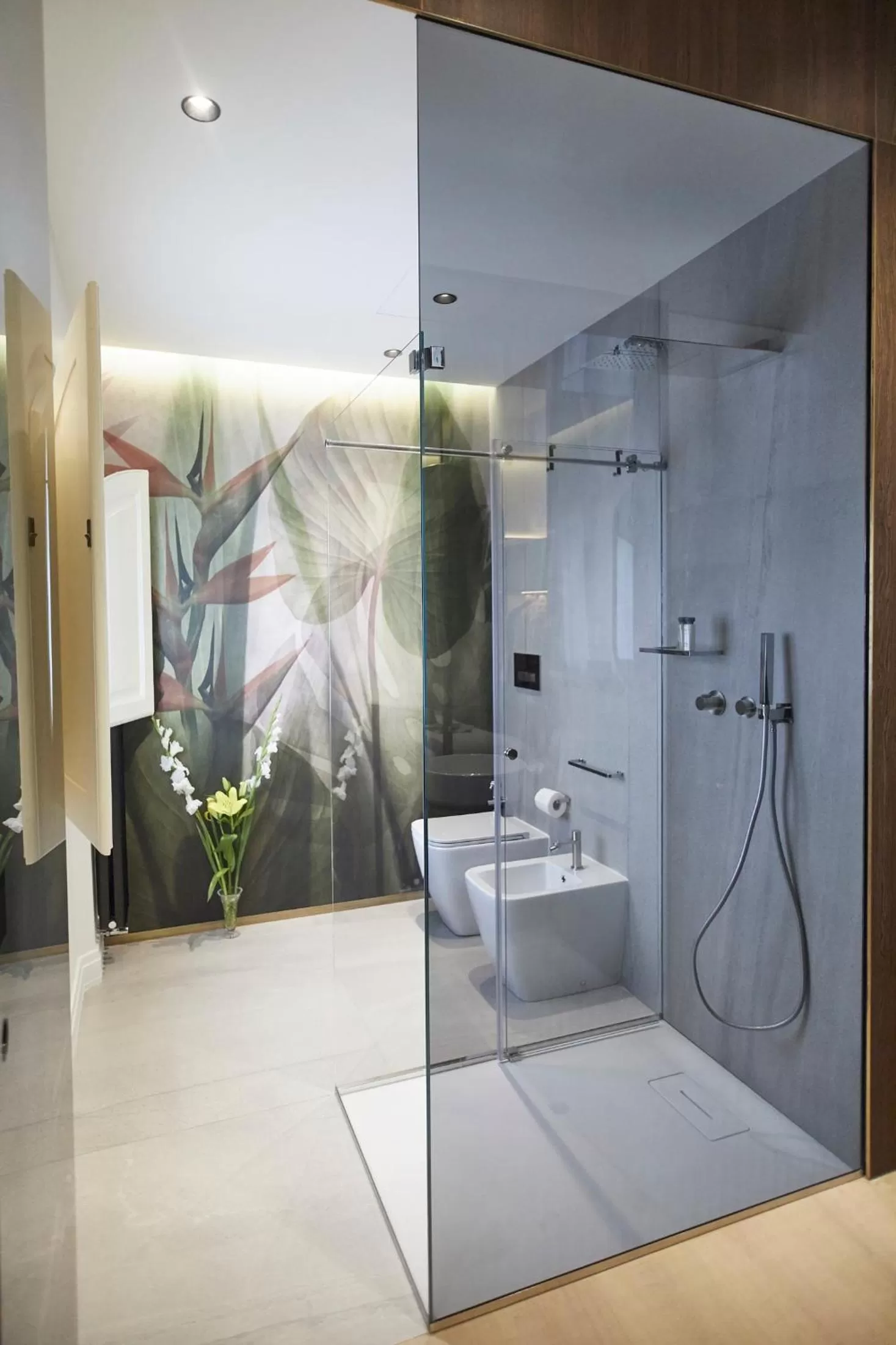 Bathroom in Messori Suites