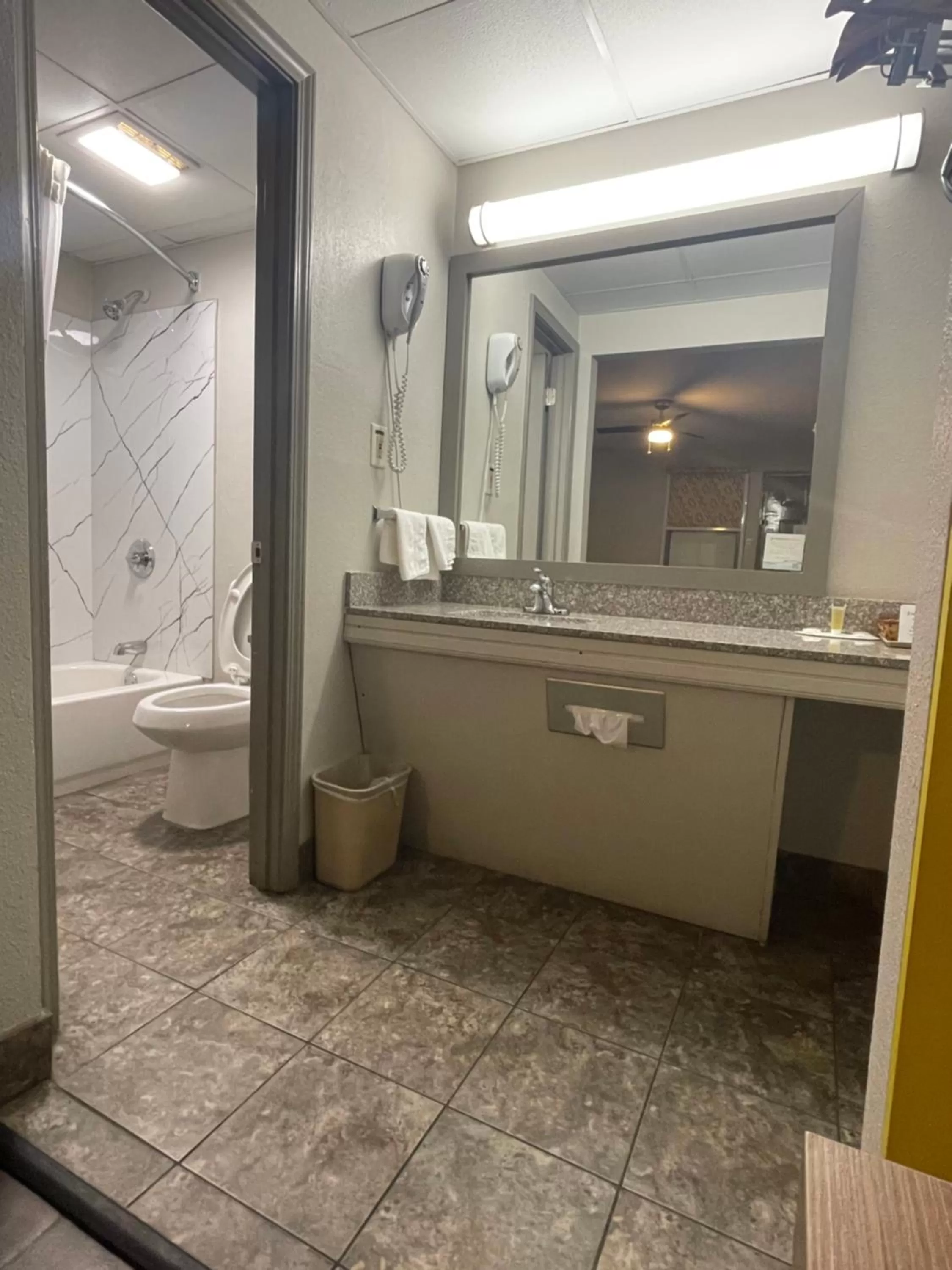 Bathroom in Days Inn by Wyndham Holladay