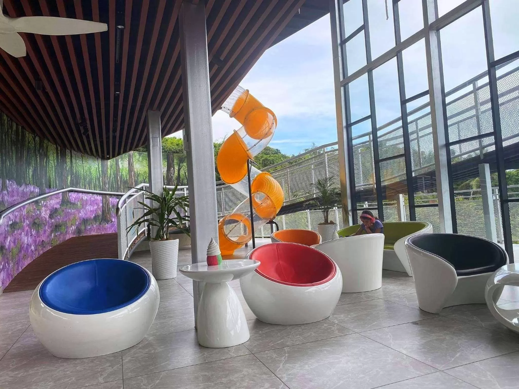 Communal lounge/ TV room in MyRus Resort Langkawi