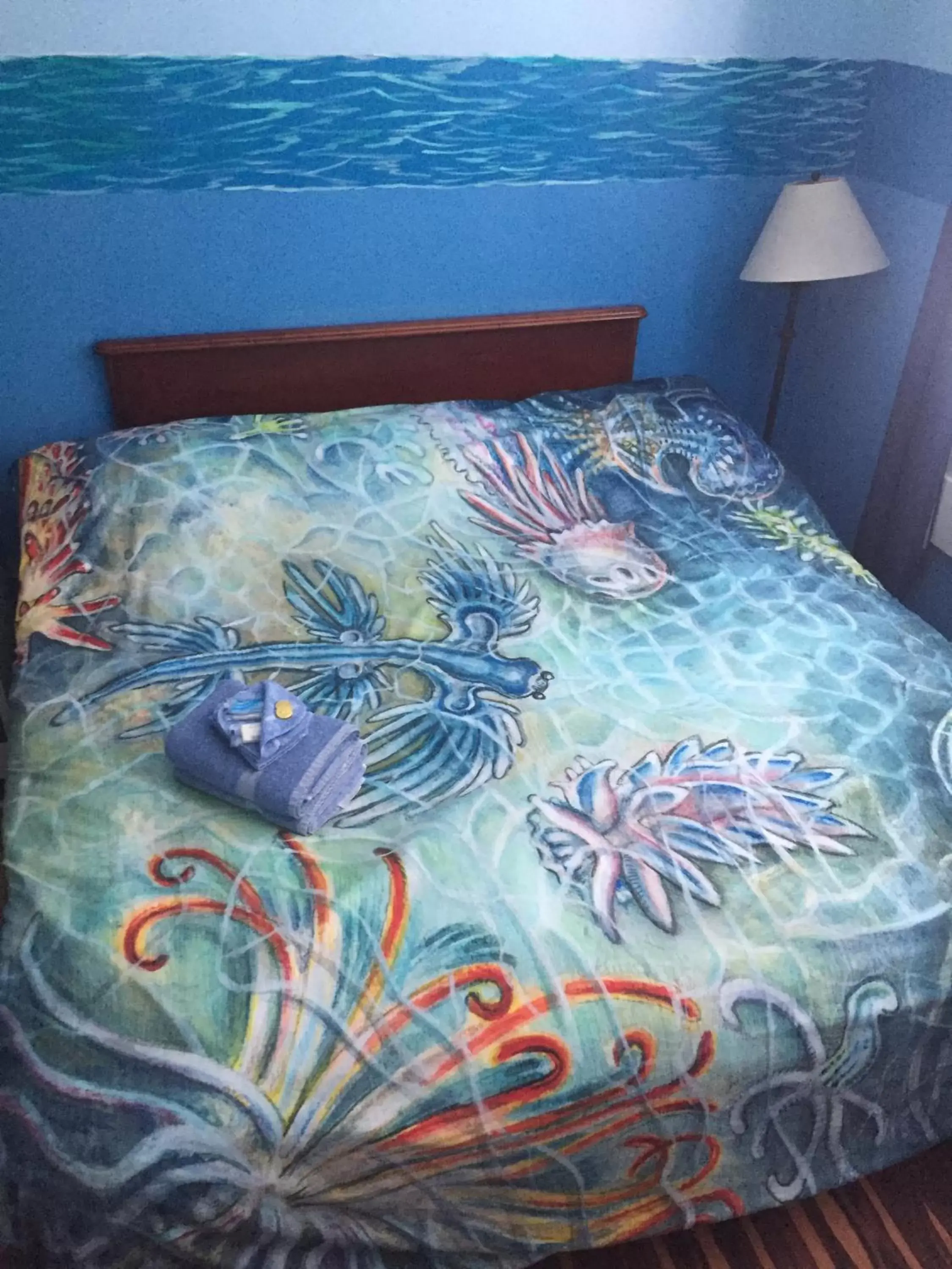 Bed in The Pirate Haus Inn Bed in The Pirate Haus Inn