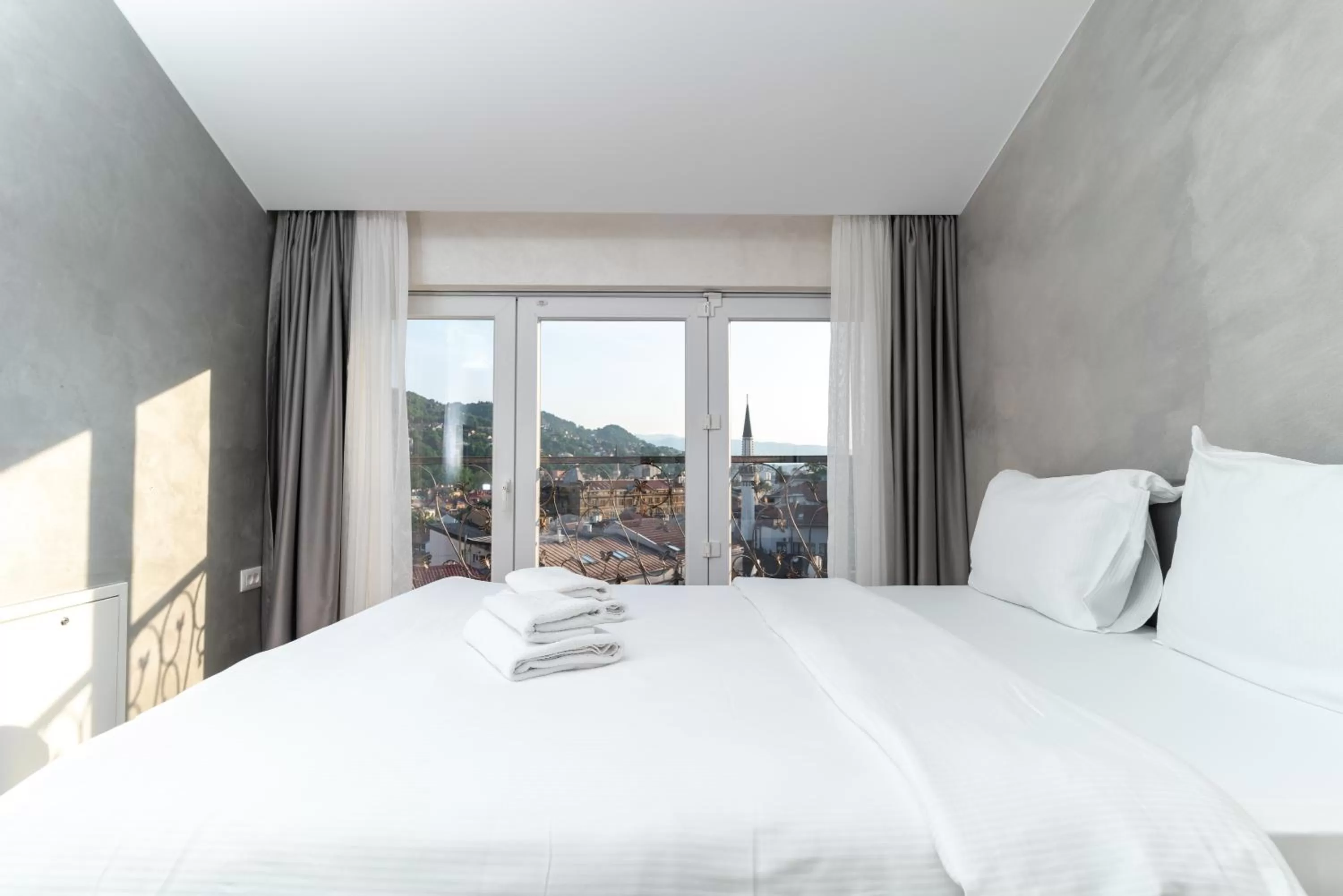 Bedroom, Bed in Ornament Hotel and Apartments