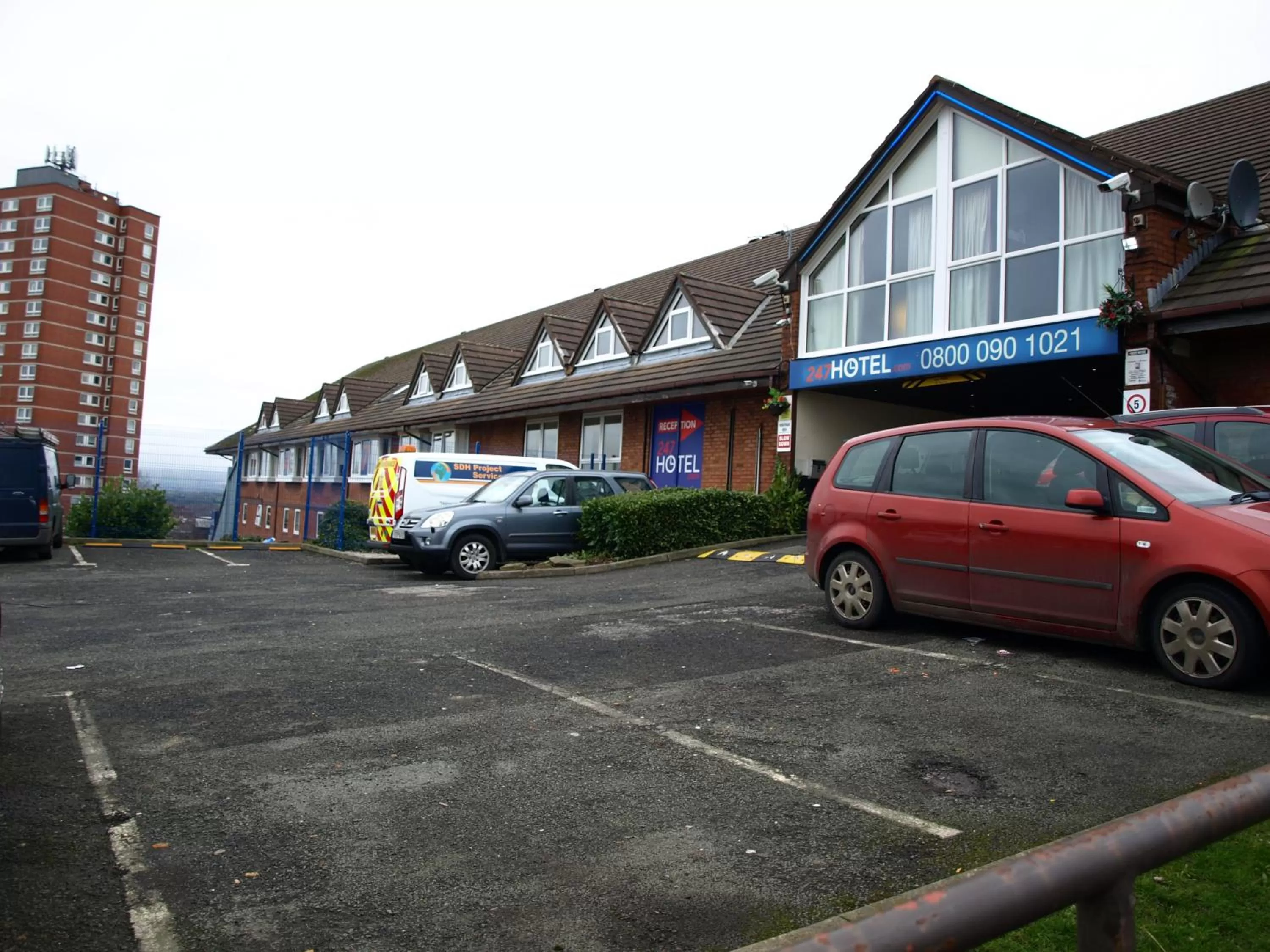 Facade/entrance in 247Hotel