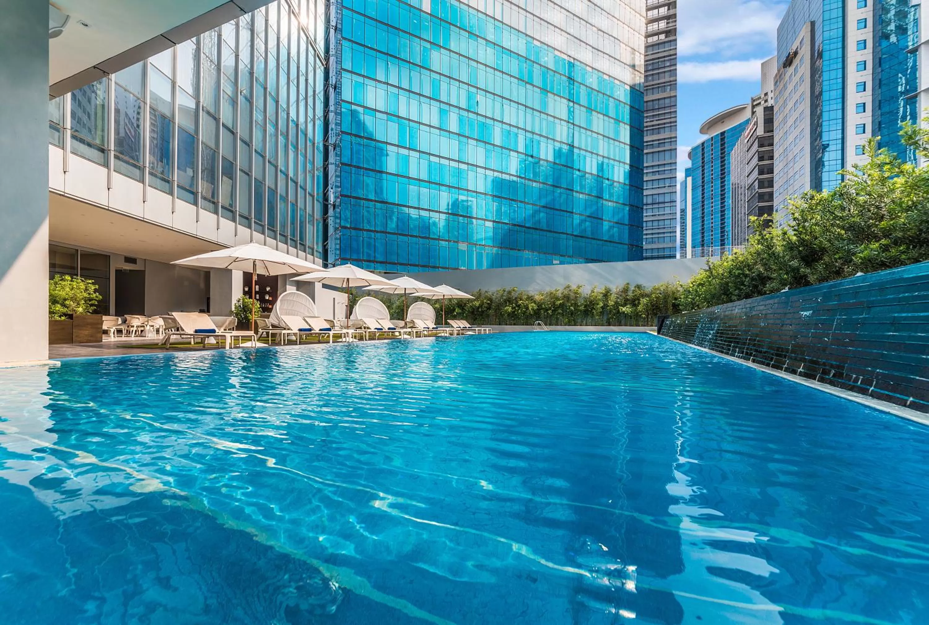 Swimming pool in Ascott Bonifacio Global City Manila