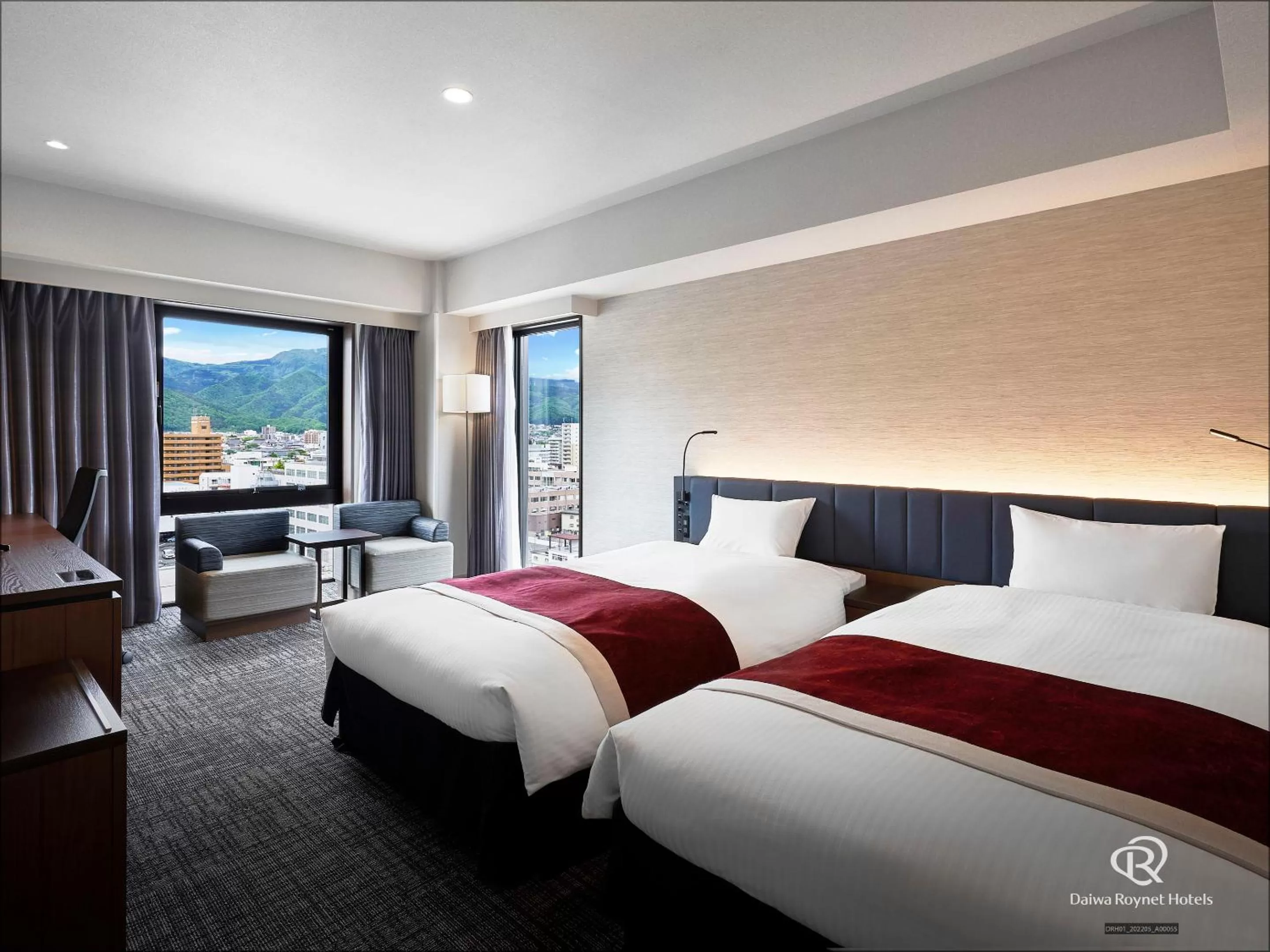 Photo of the whole room, Bed in Daiwa Roynet Hotel Yamagata Ekimae