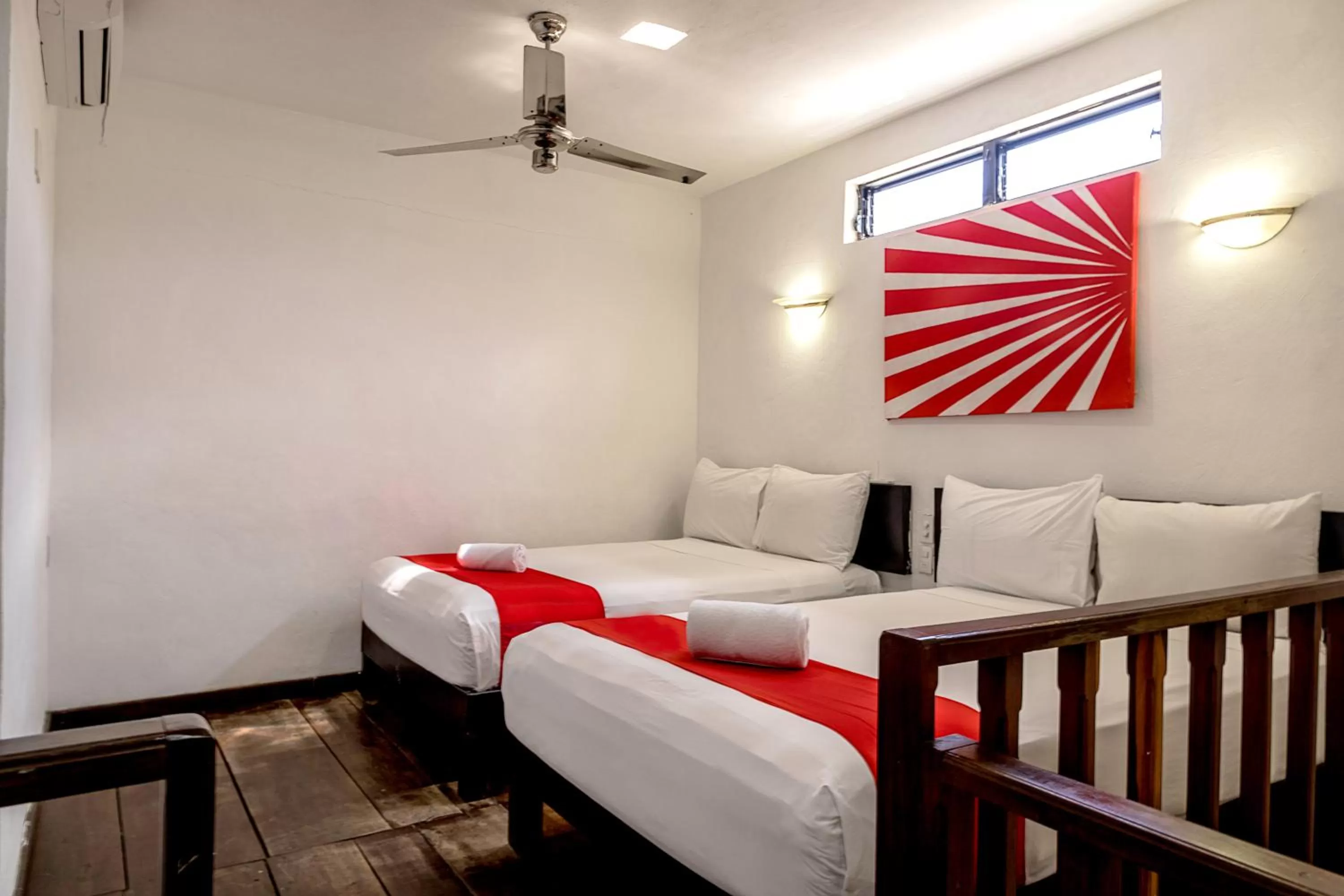 Bed in Hotel Maya Turquesa