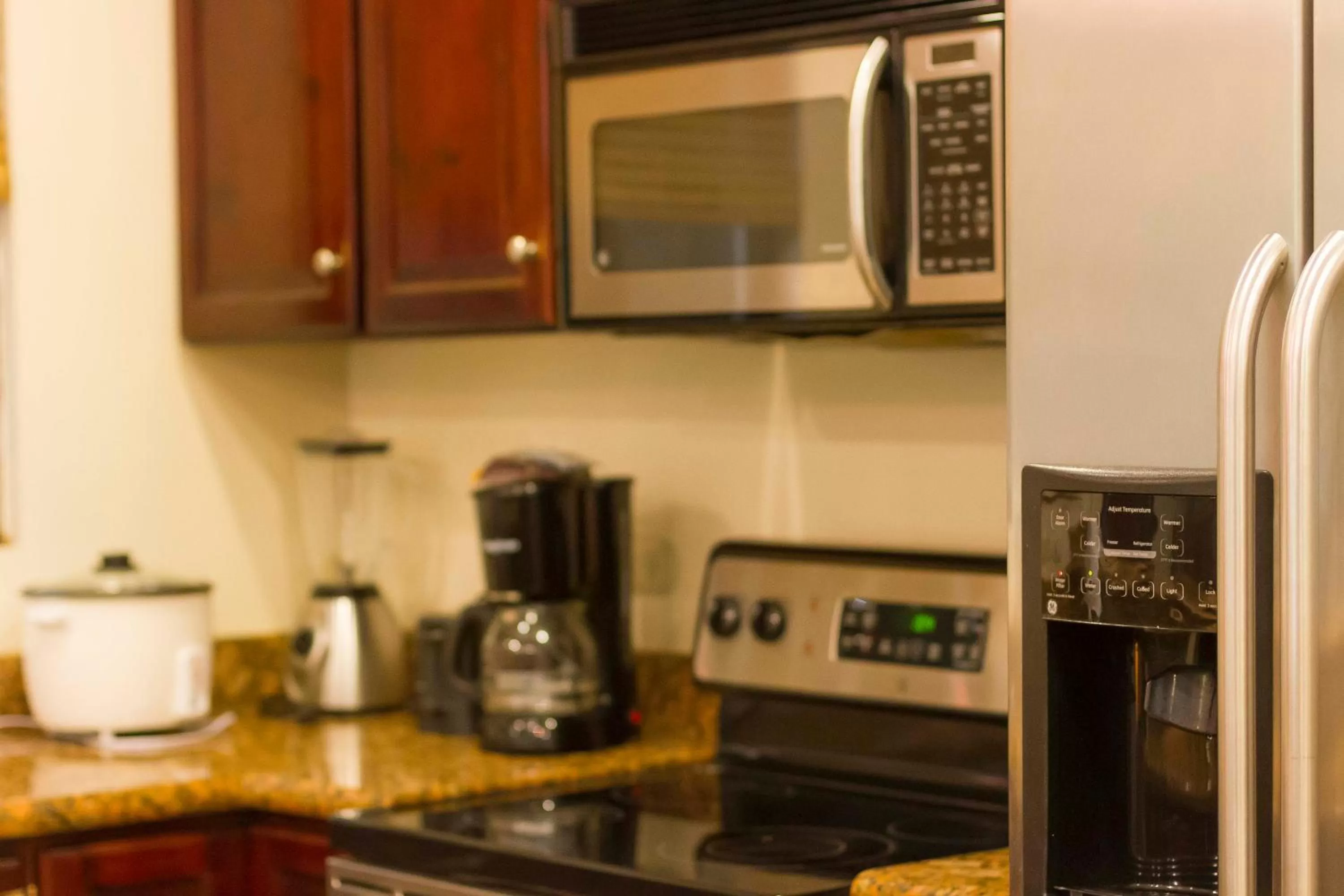 Kitchen or kitchenette in Monte Carlo Luxury Condominiums