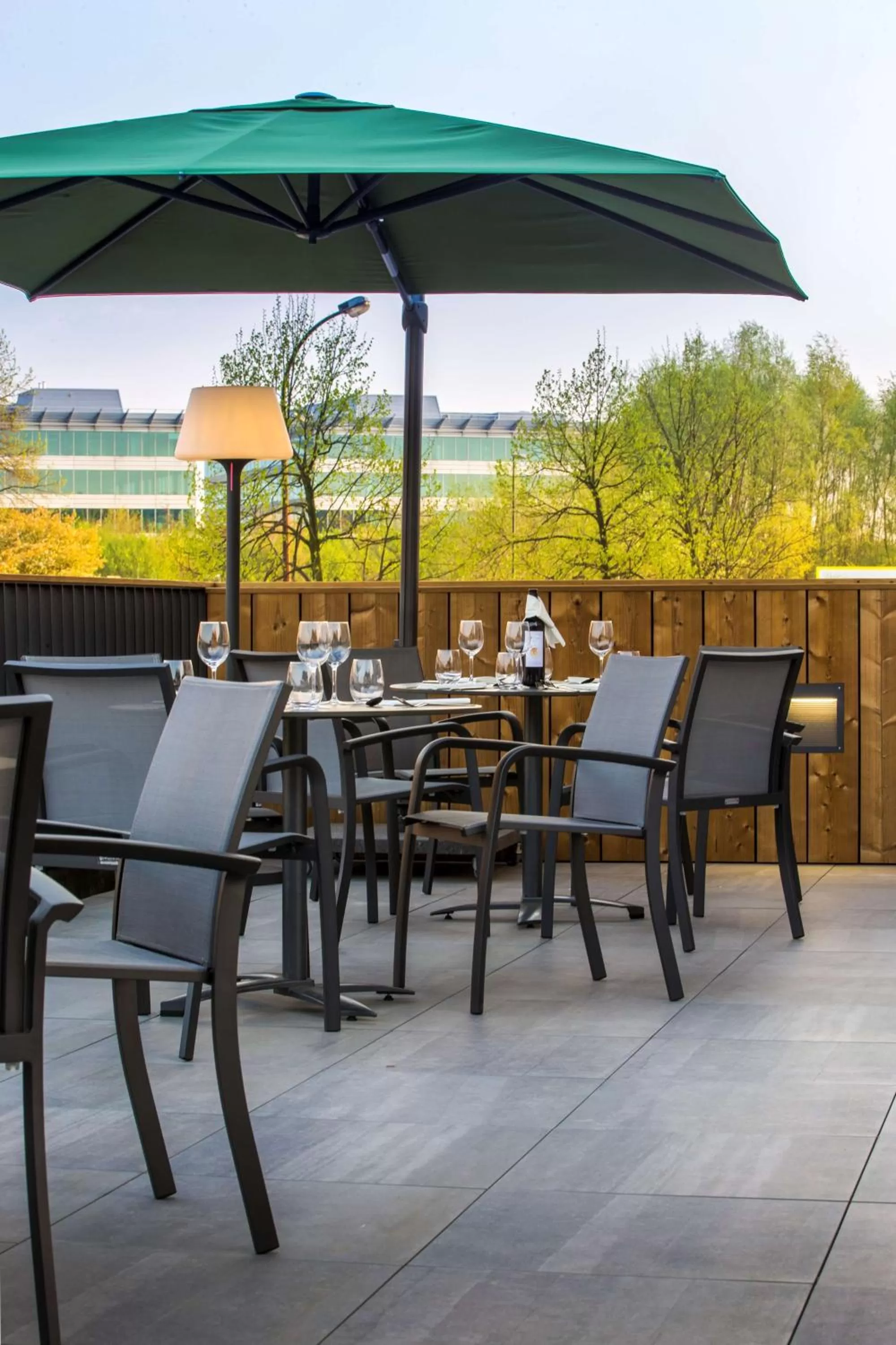 Patio in Park Inn By Radisson Brussels Airport