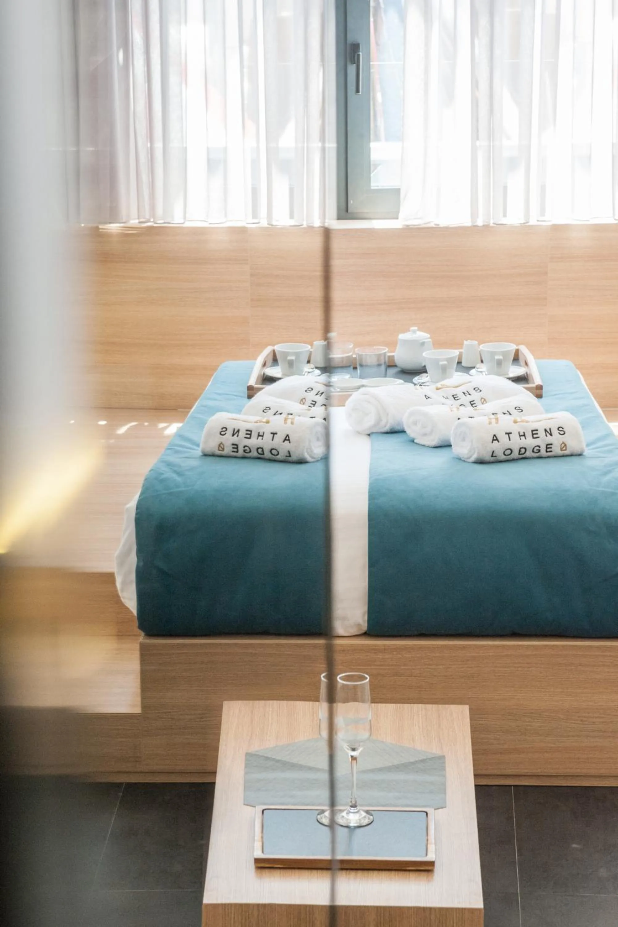 Bedroom, Bed in Athens Lodge by Athens Prime Hotels