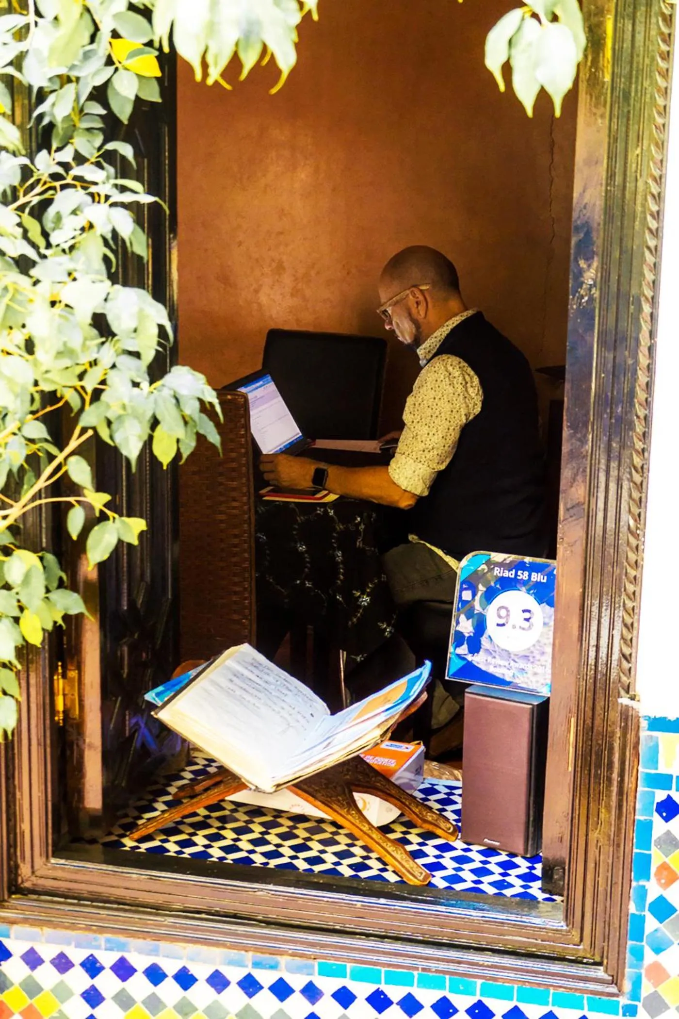 Lobby or reception in Riad 58 Blu