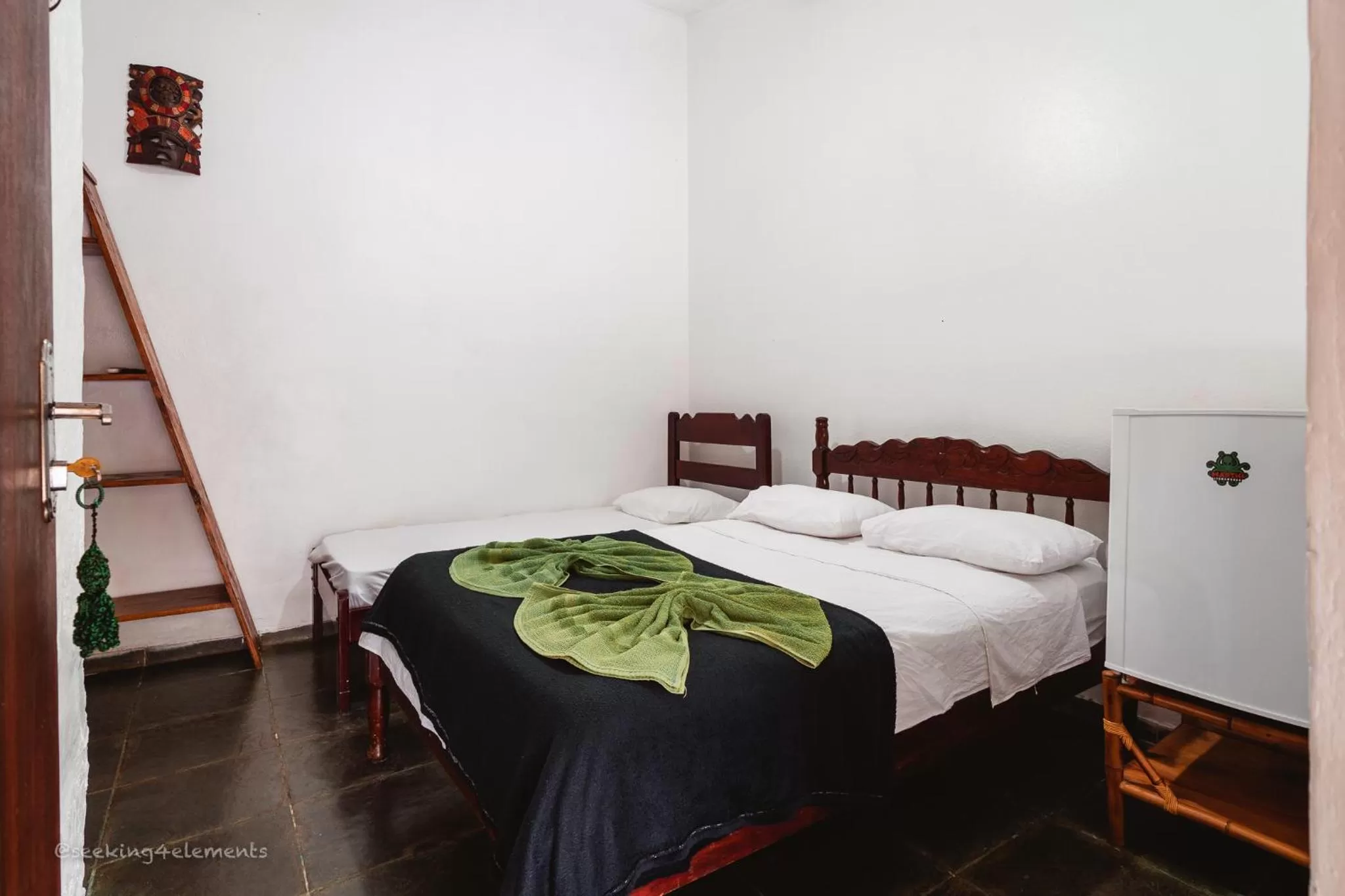 Bed in Pousada e Hostel Marthi