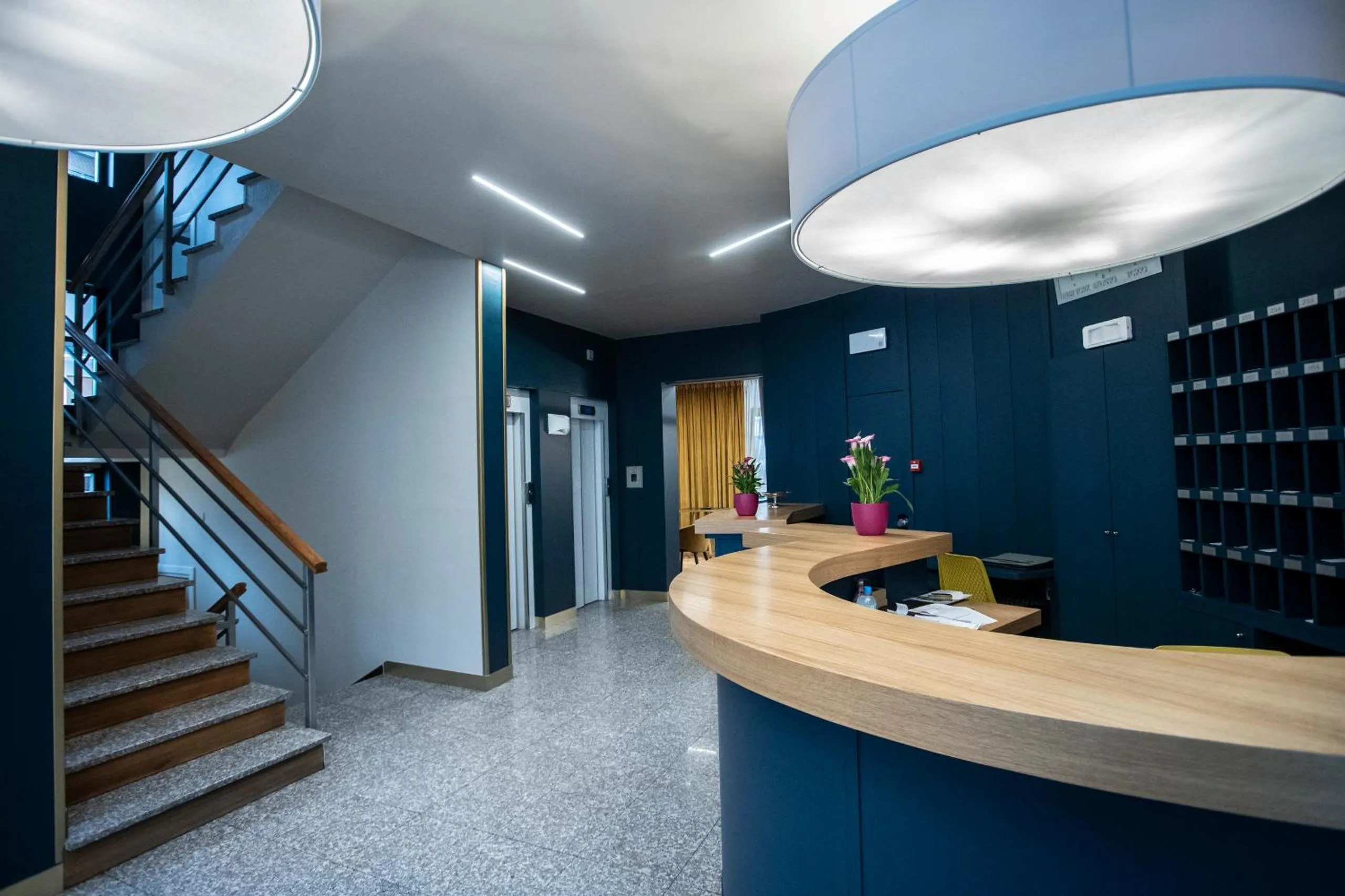 Seating area in Hotel Delta