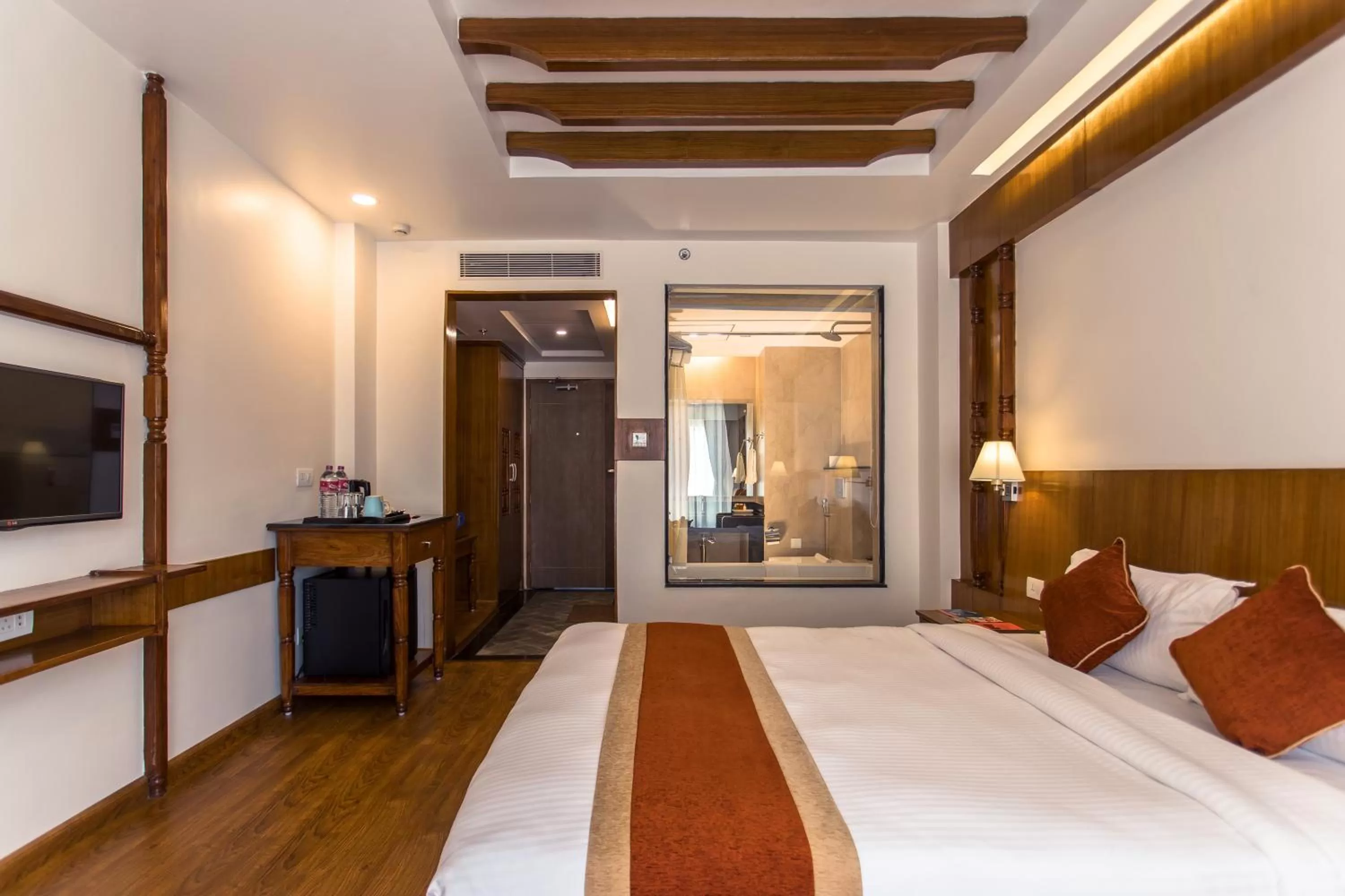 Photo of the whole room, Bed in Landmark Pokhara