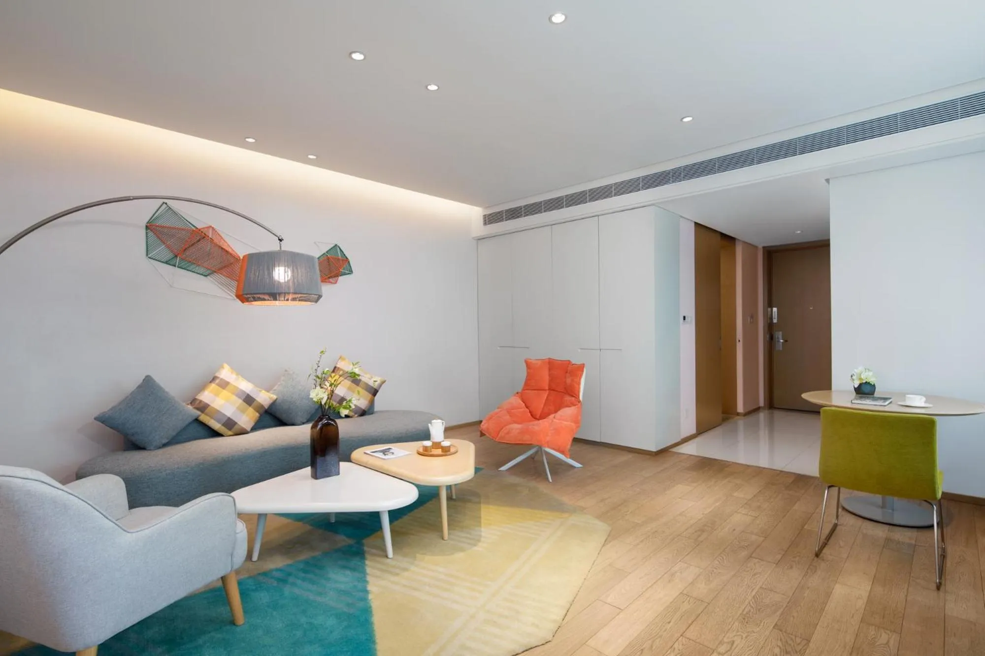 Living room, Seating Area in Citadines Intime City Hangzhou