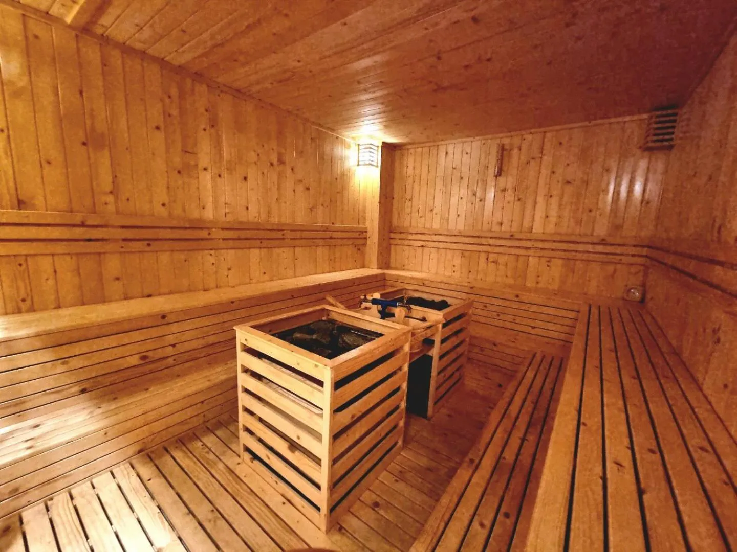 Sauna in Aroma Beach Resort and Spa