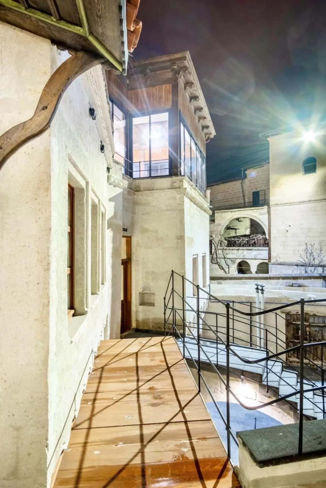 Inner courtyard view in Uzay Cave Suite Hotel