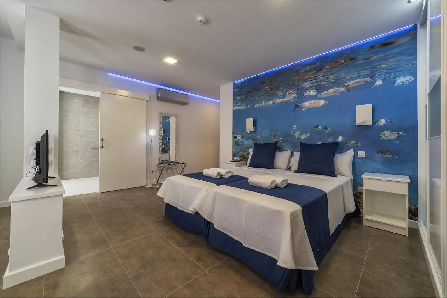 Bed in Hotel Ciudad del Mar