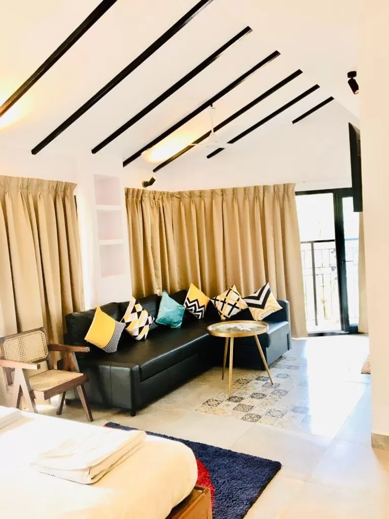 Seating Area in HALF Hotel, Calangute