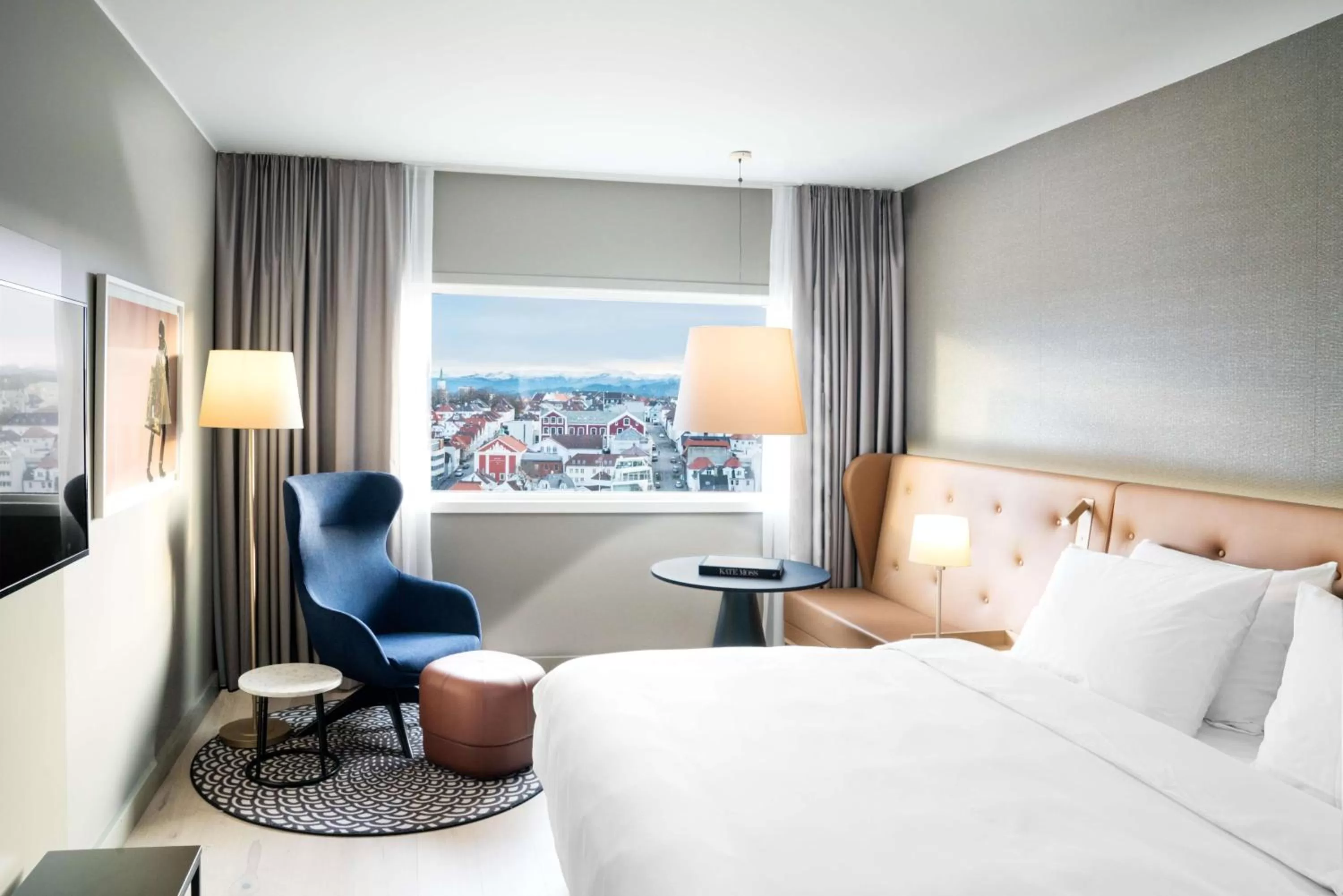 Photo of the whole room, Bed in Radisson Blu Atlantic Hotel, Stavanger