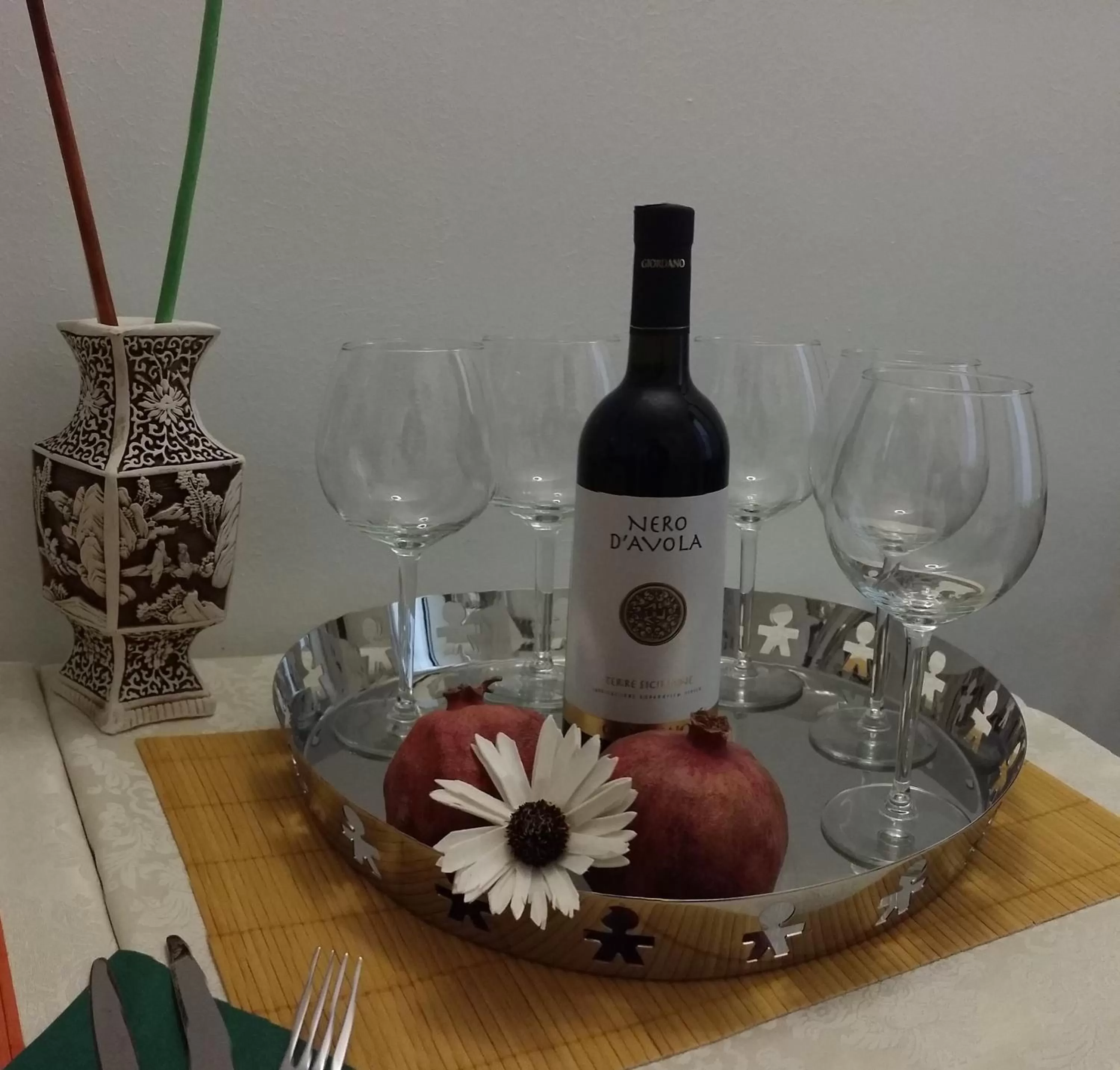 Decorative detail in B&B Sicily Luxury