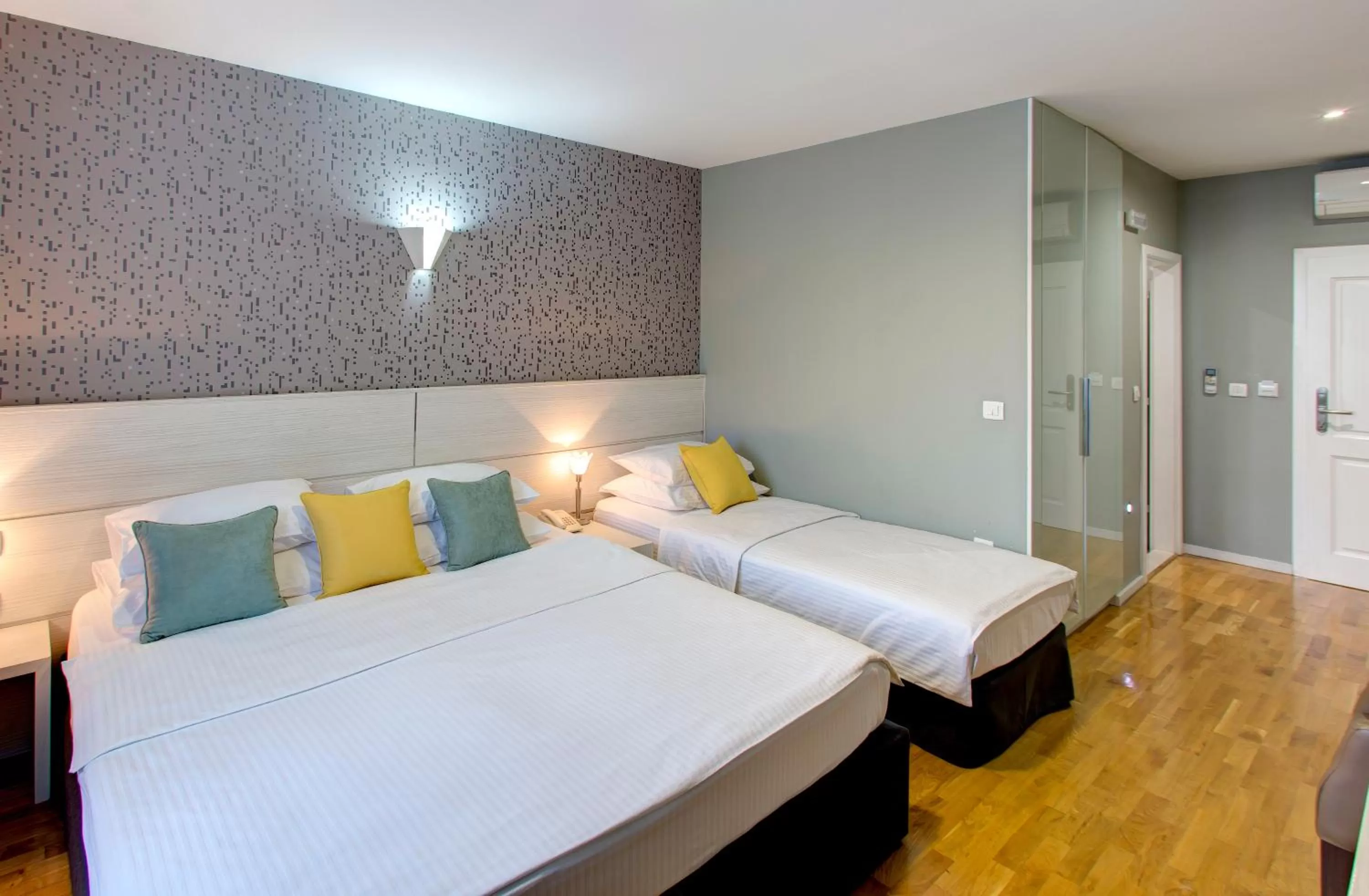 Bed in Hotel Villa Milas